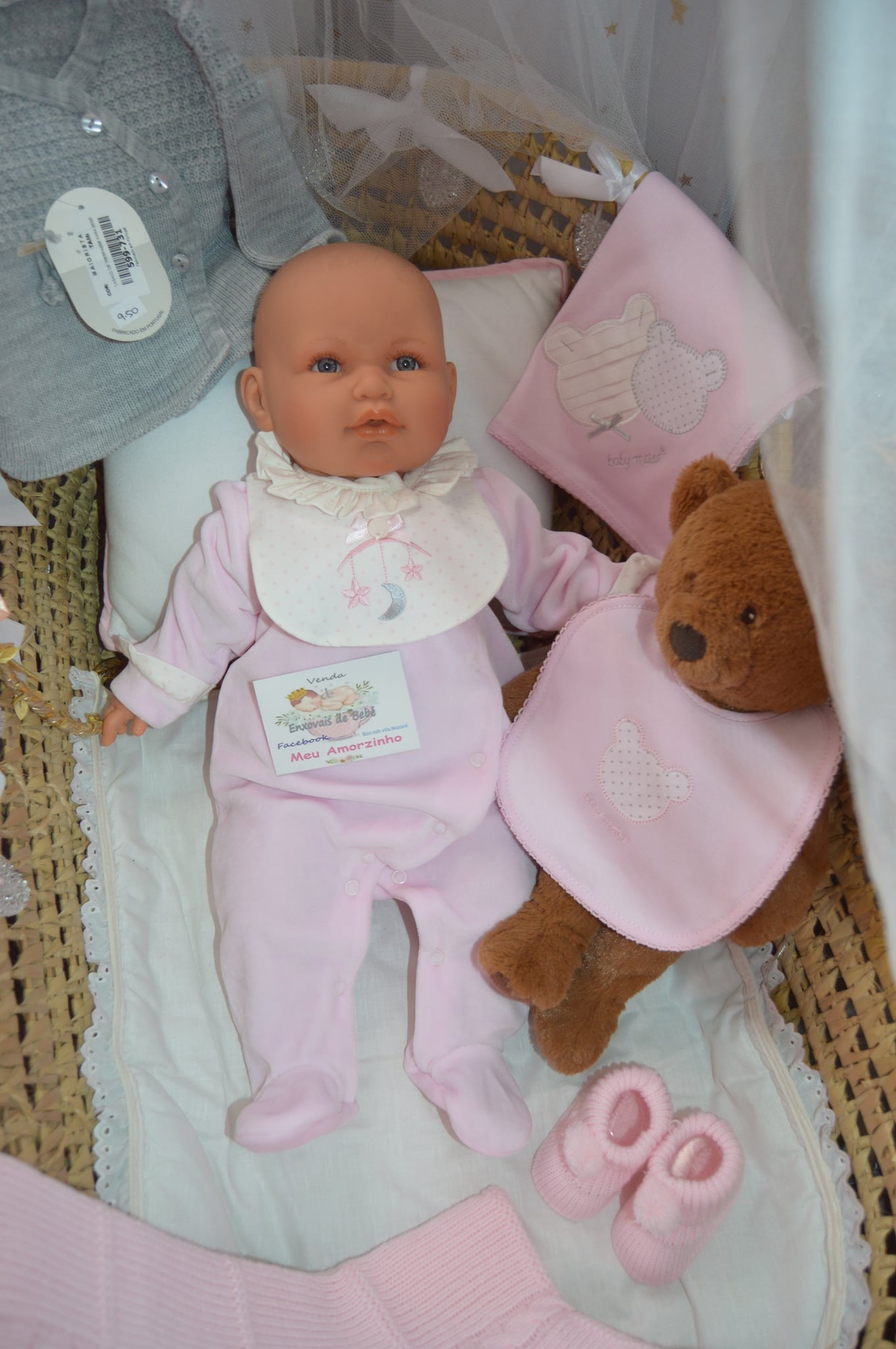 Babygrow de Veludo Lua
