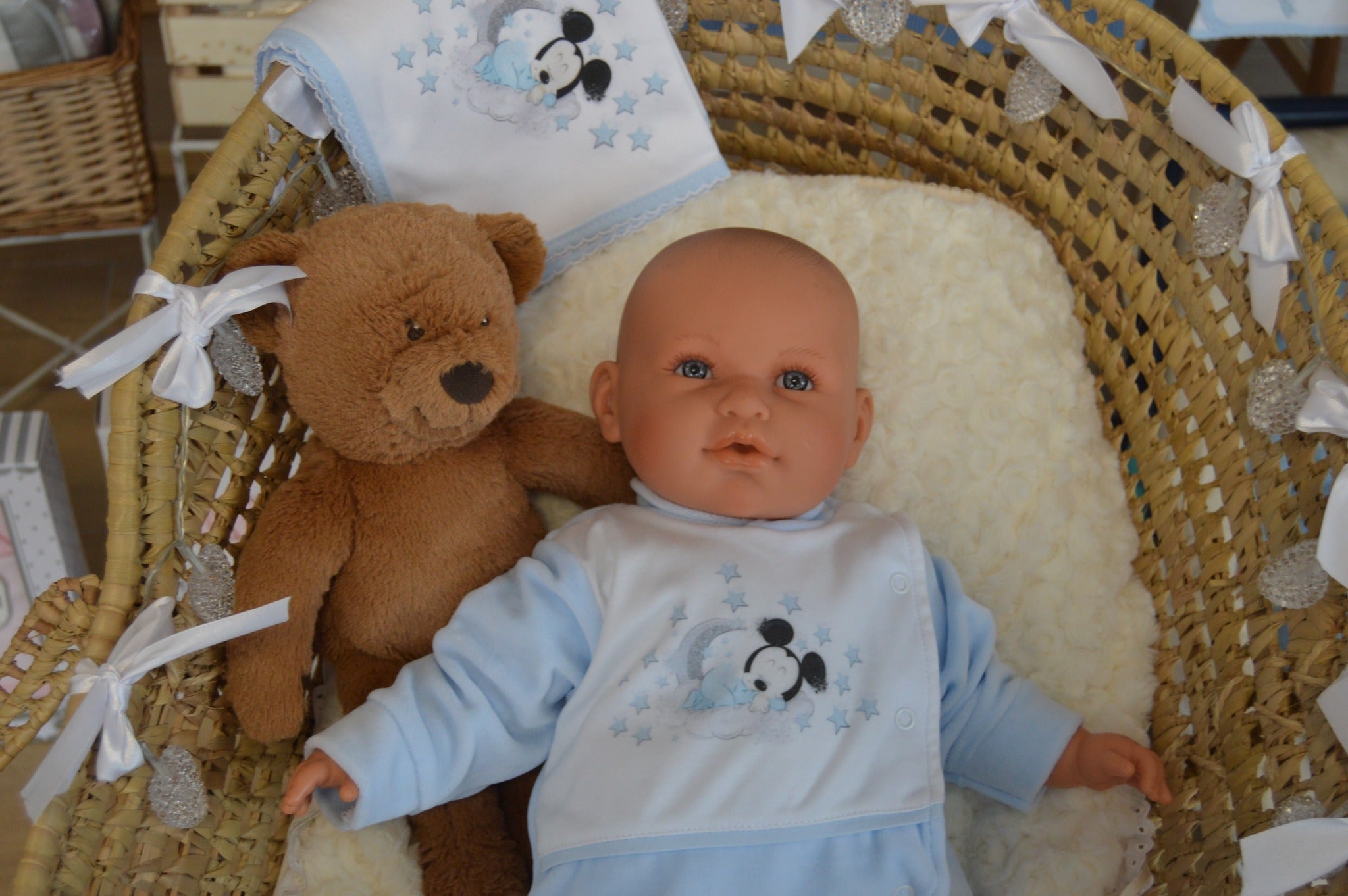 Babygrow de Veludo Mickey