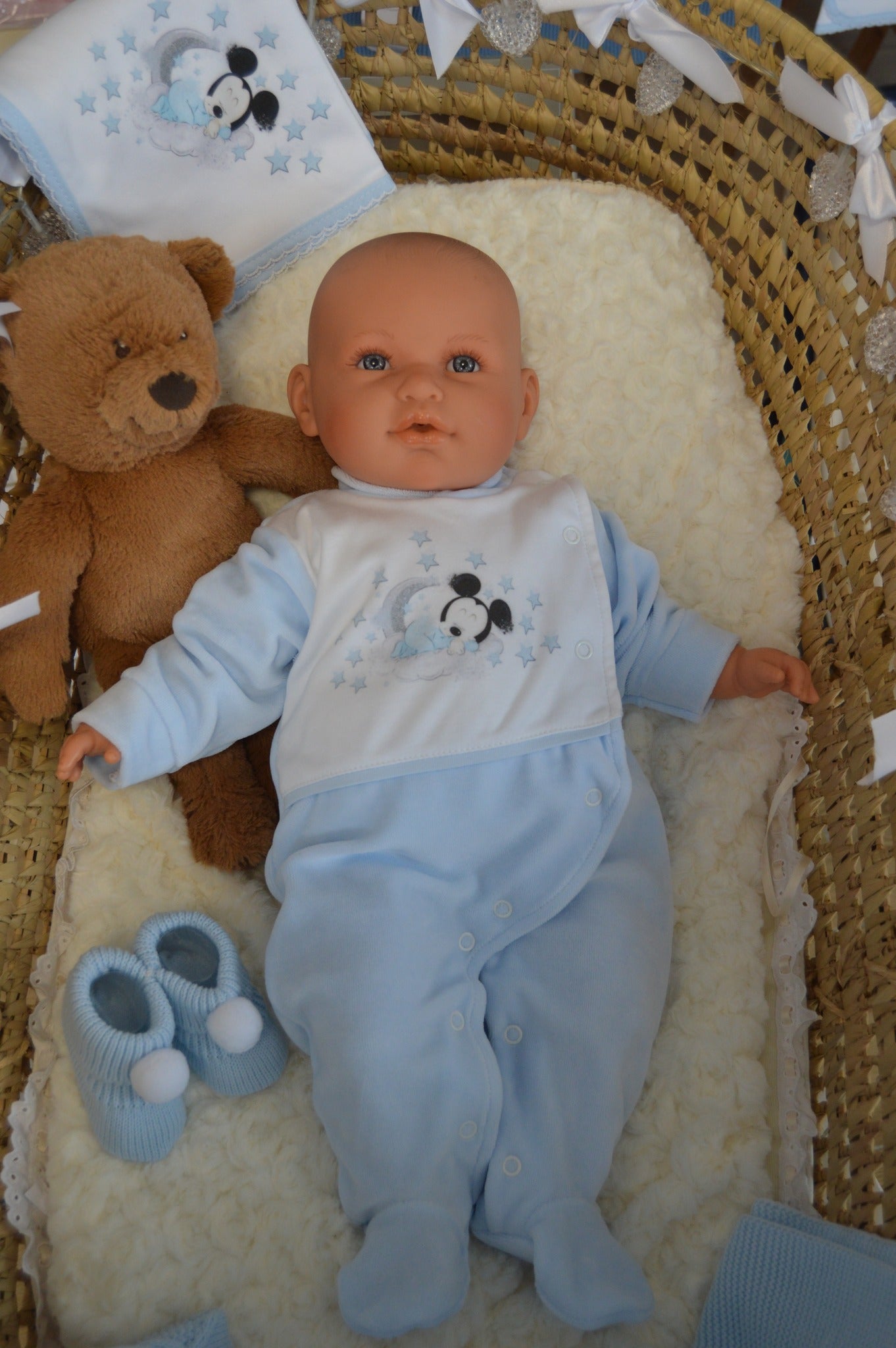 Babygrow de Veludo Mickey