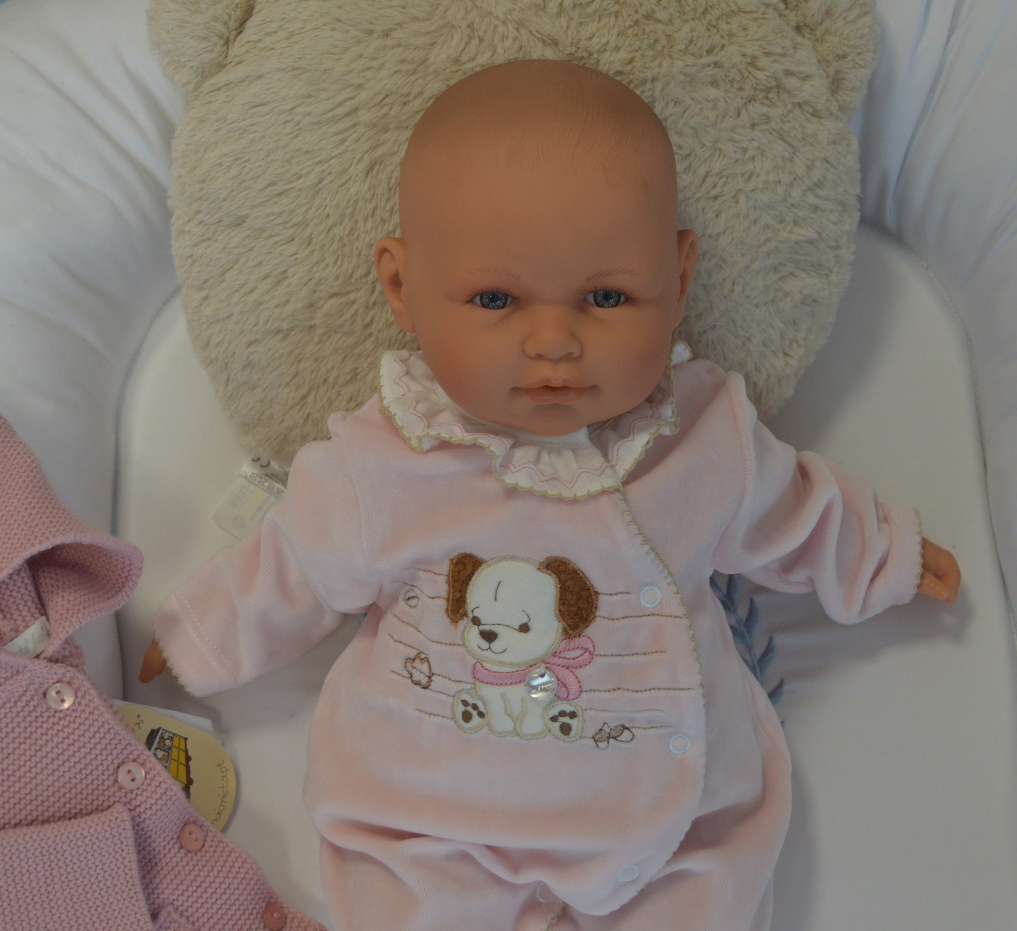 Babygrow de veludo Cãozinho