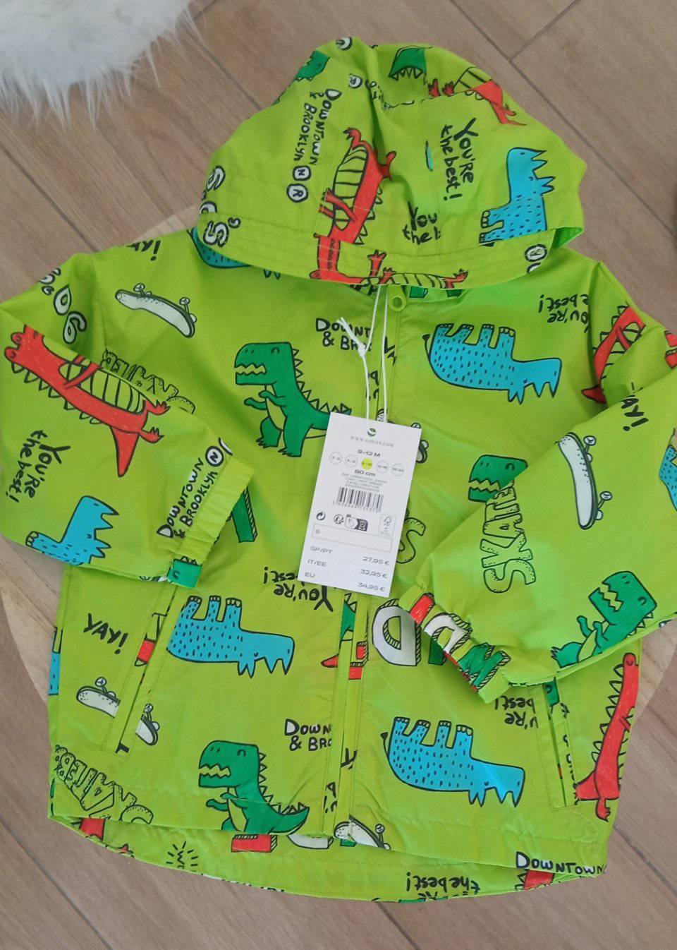 Casaco Parka dinossauros