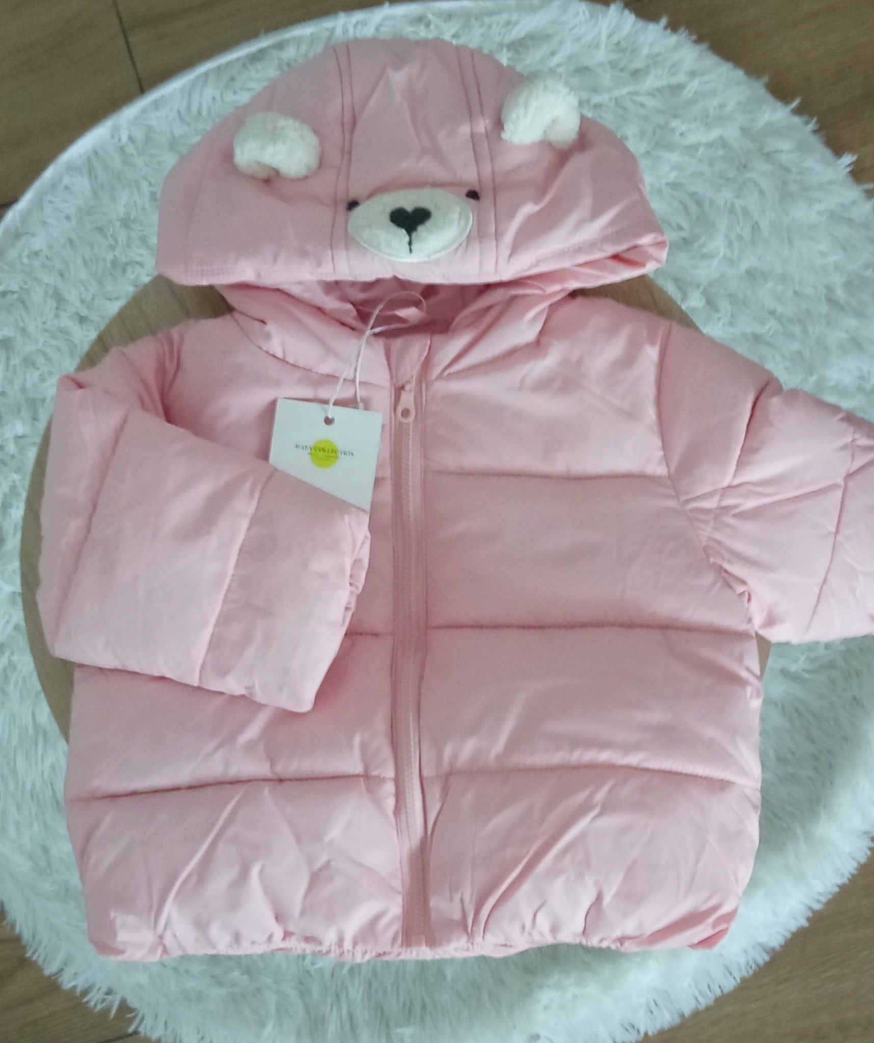 Casaco Puffer Nylon Tema Ursinha