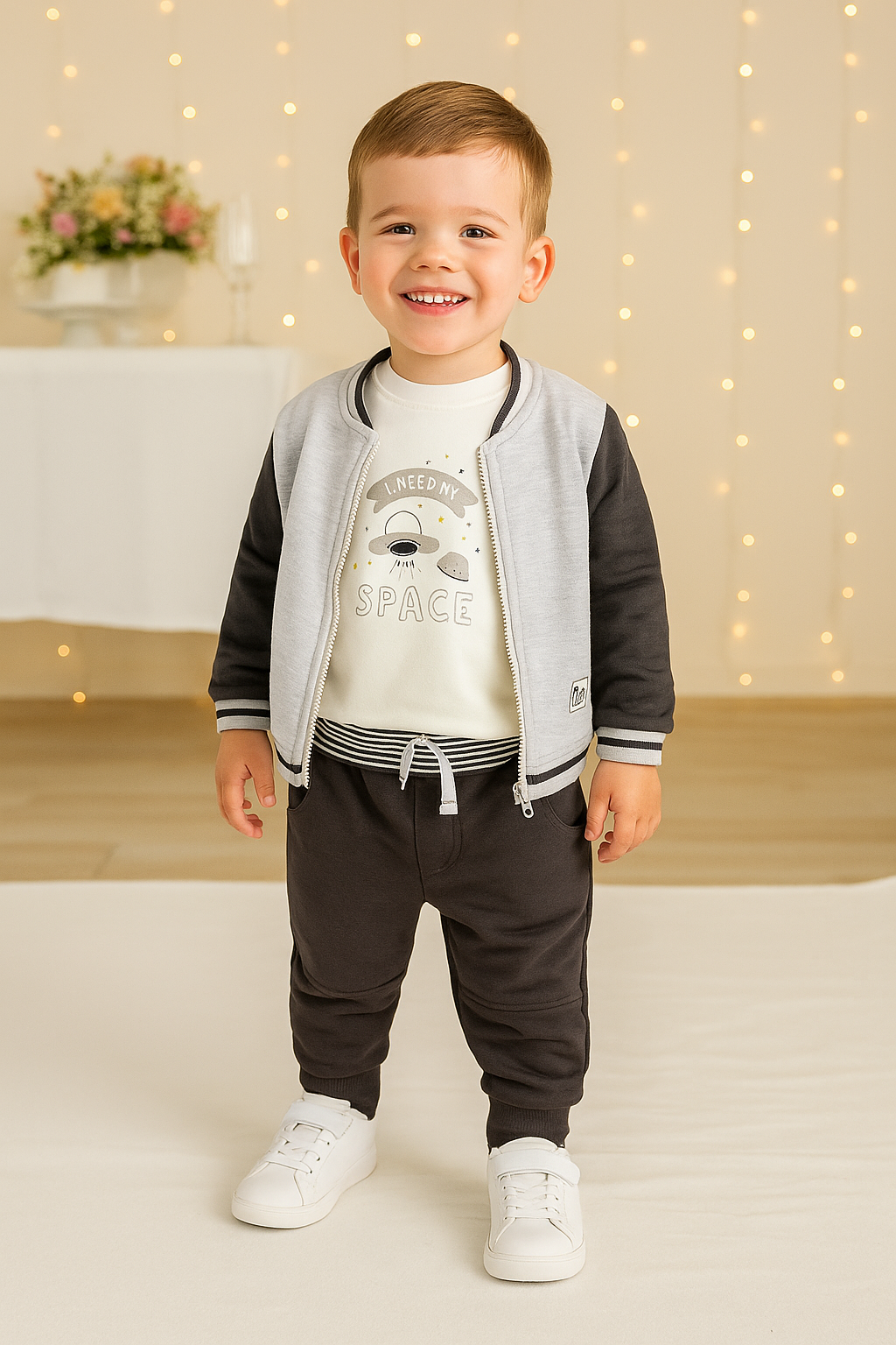 š Conjunto 3 PeƧas āI Need My Spaceā | Dos 6 aos 36 meses Descrição:
