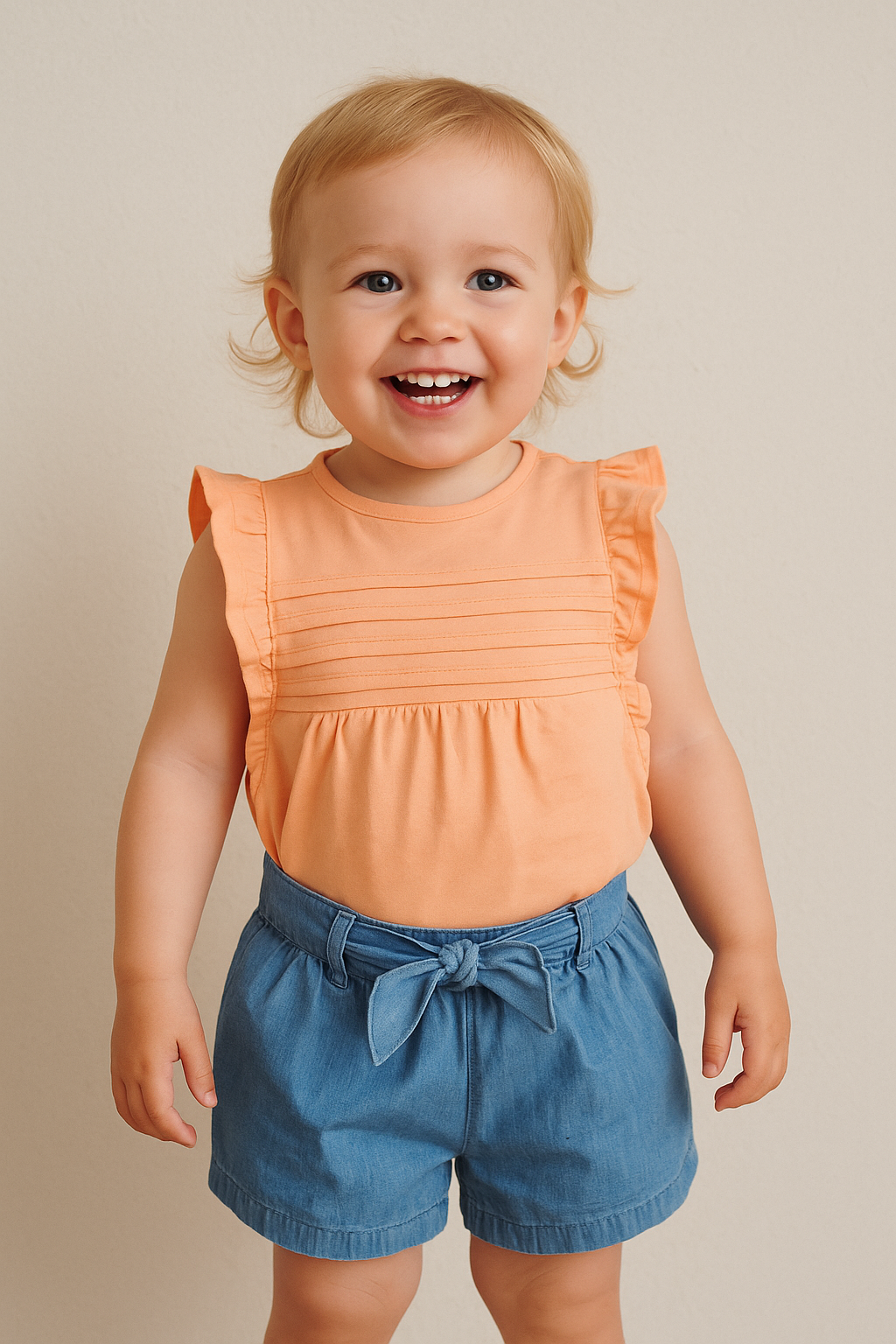 T-shirt de menina com folhinho do 6-9 meses ao 24-36 meses
