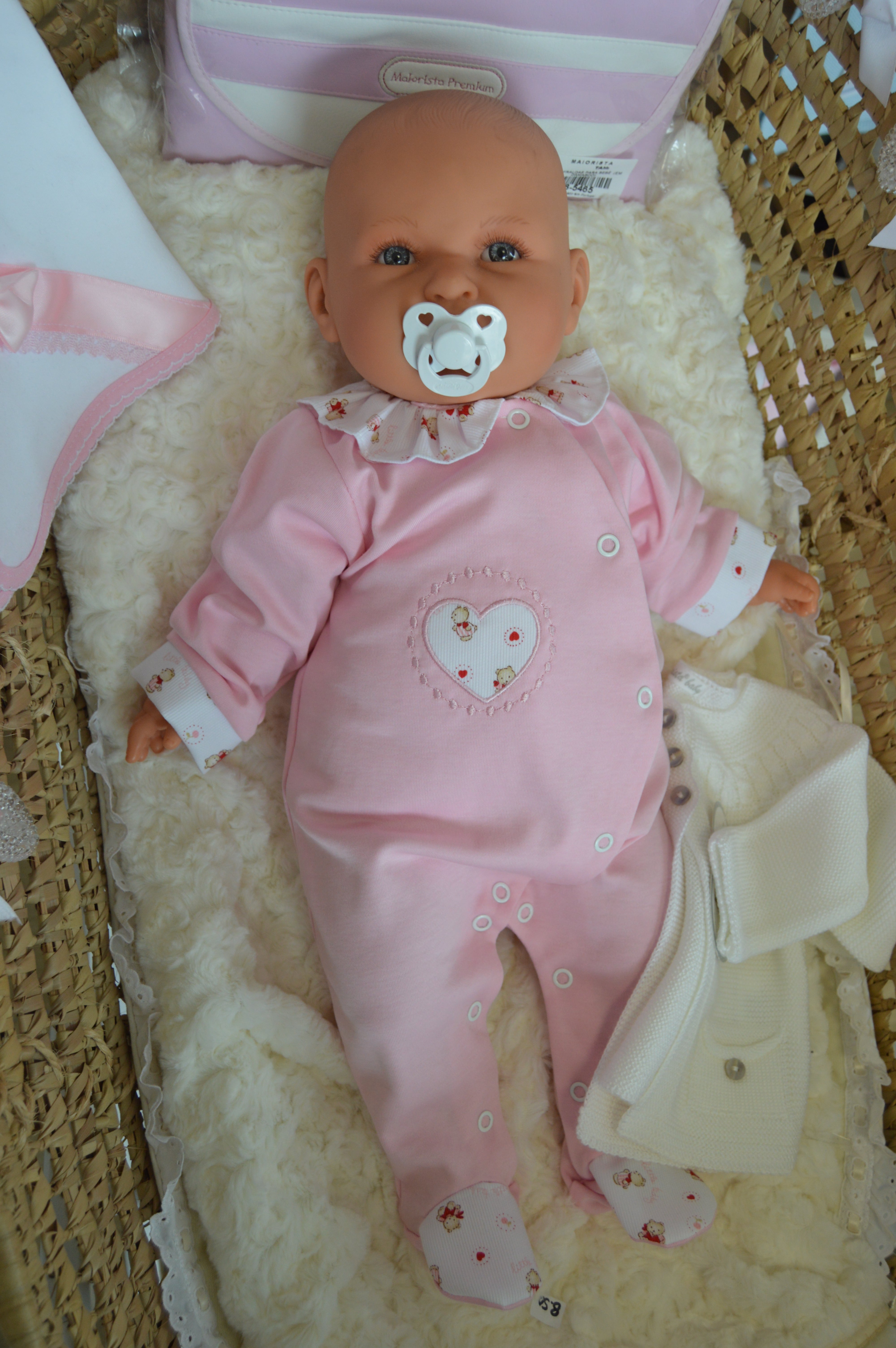 Babygrow de Algodão coração