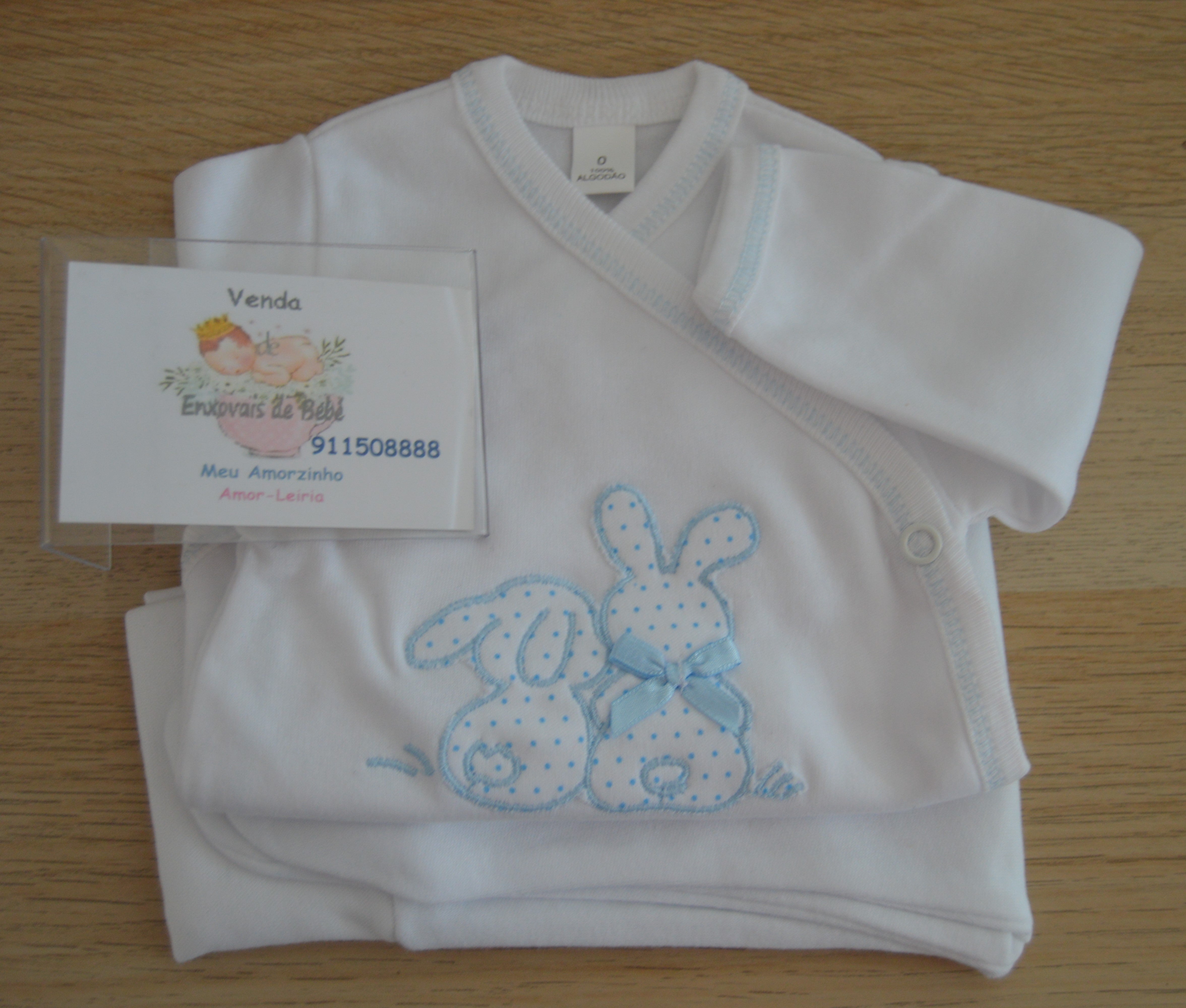 Bodie com calcinhas sem carda Coelhos Pintas S/carda