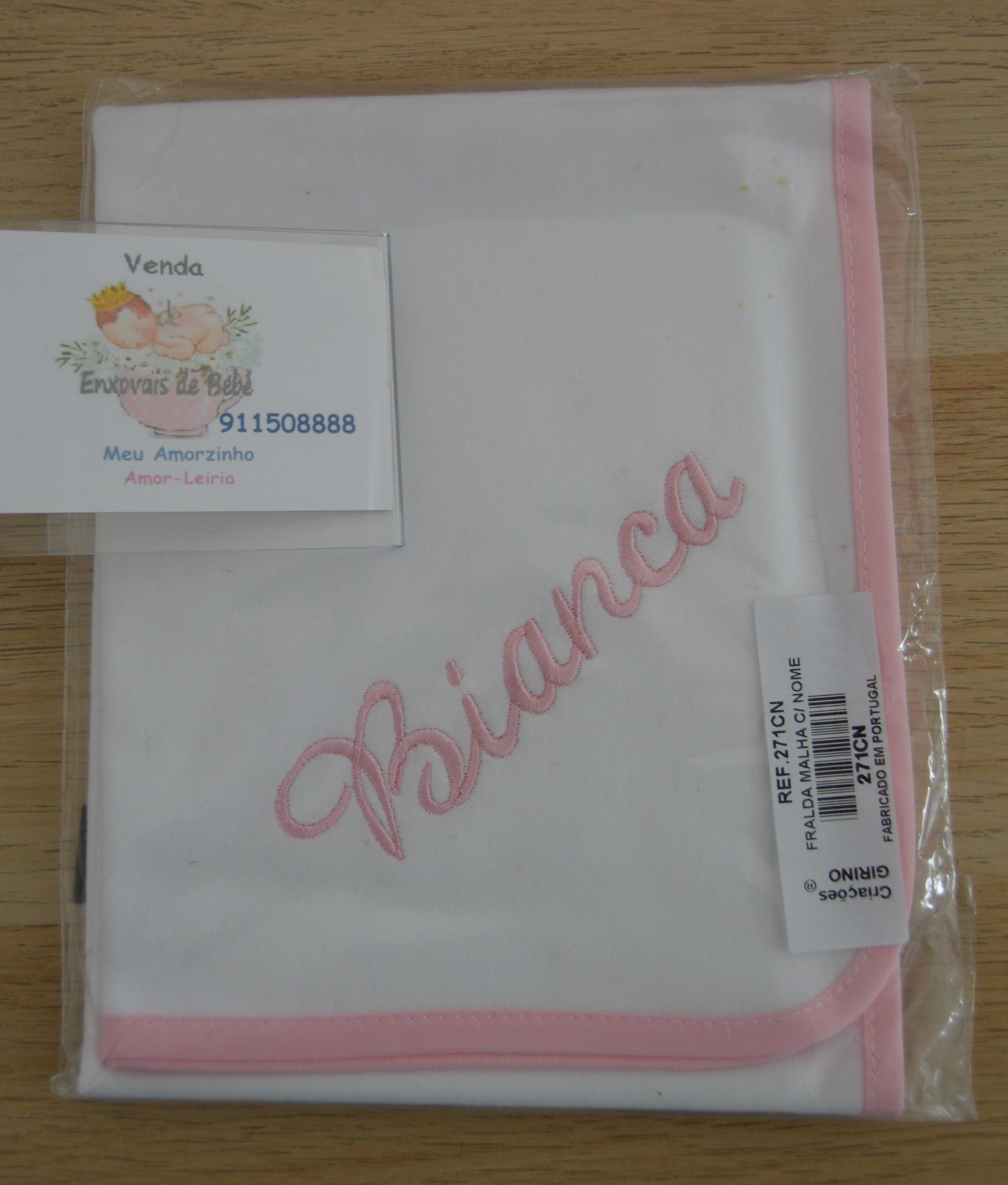 Fraldas Personalizadas com o Nome do Bebé
