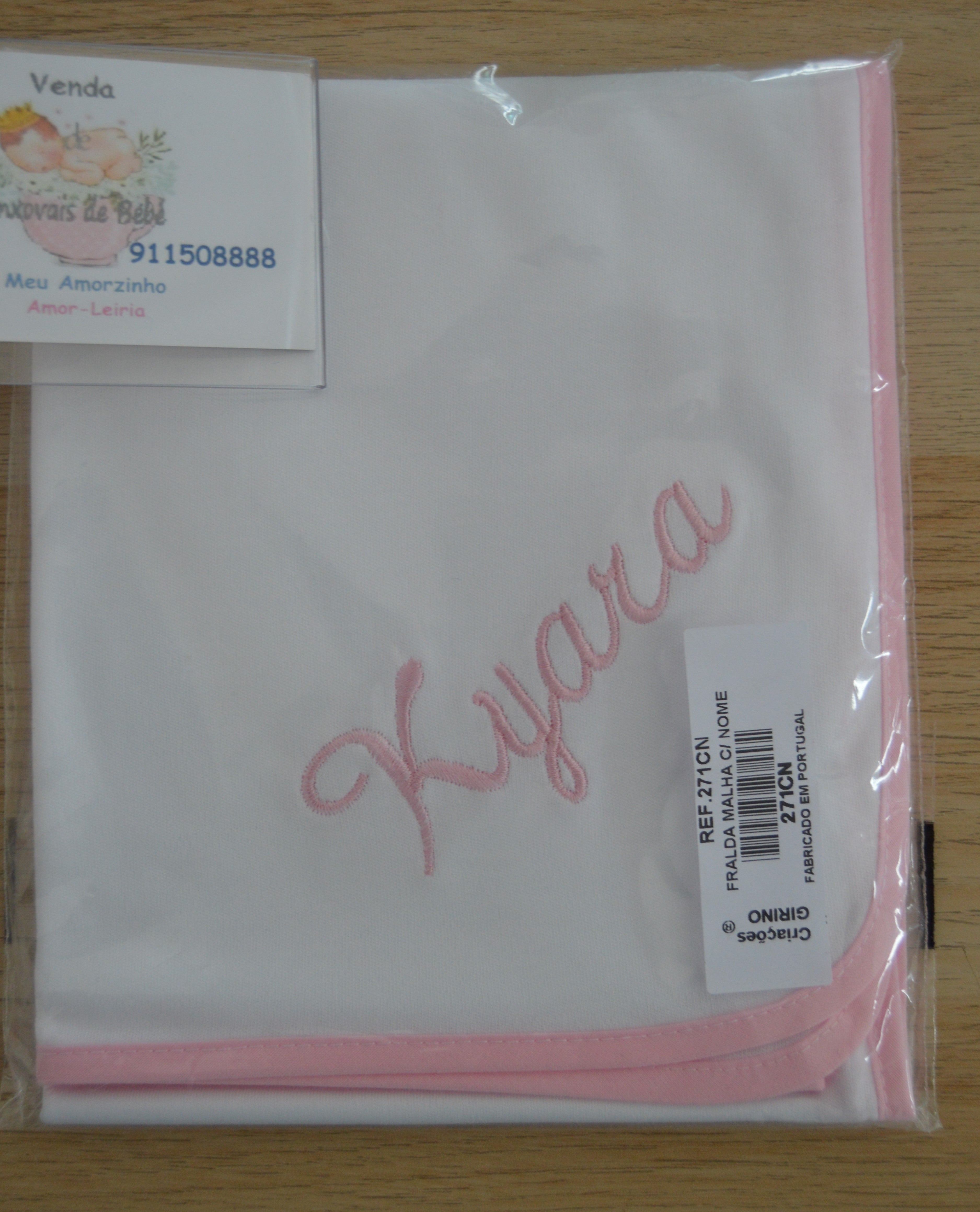 Fraldas Personalizadas com o Nome do Bebé