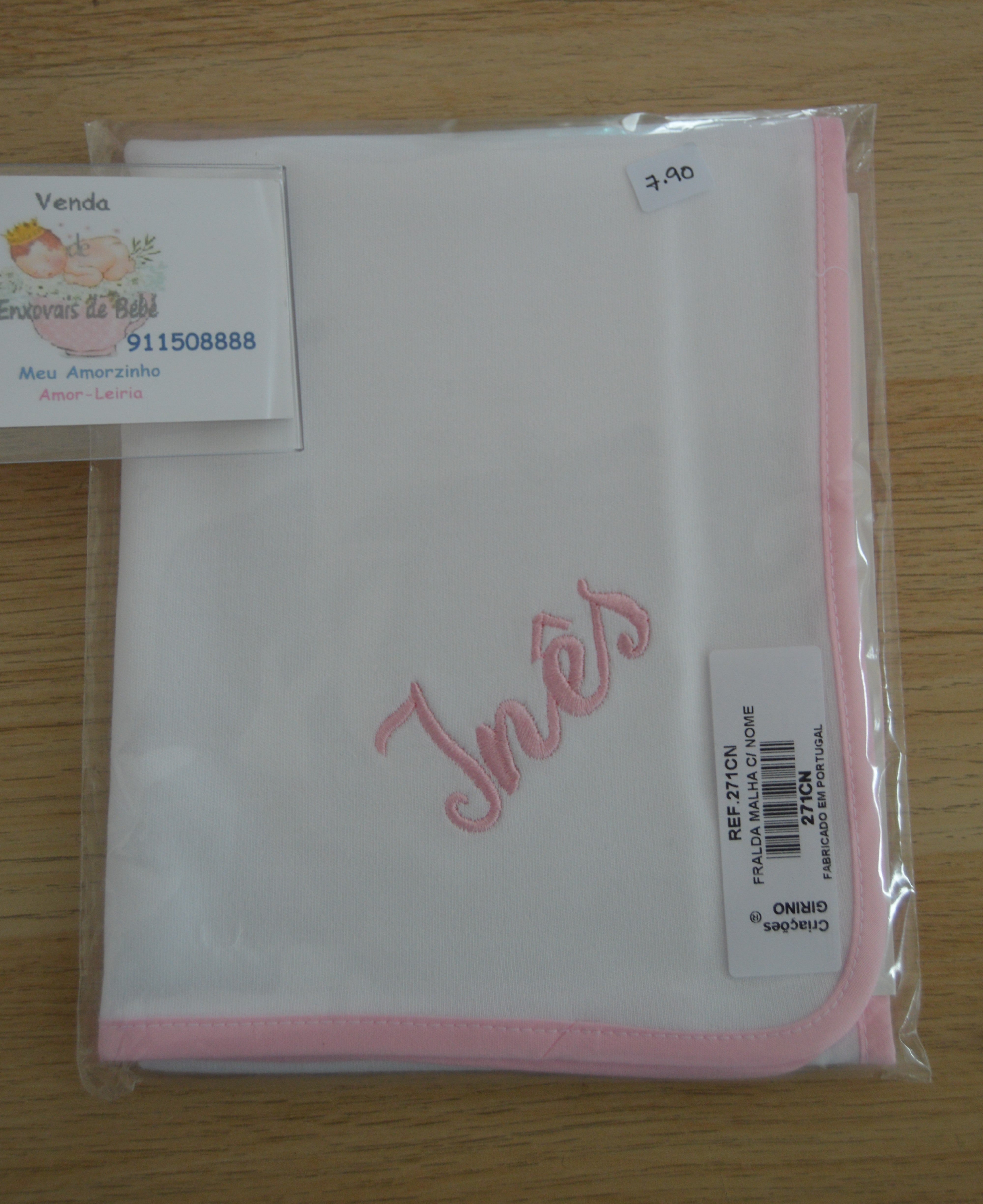 Fraldas Personalizadas com o Nome do Bebé