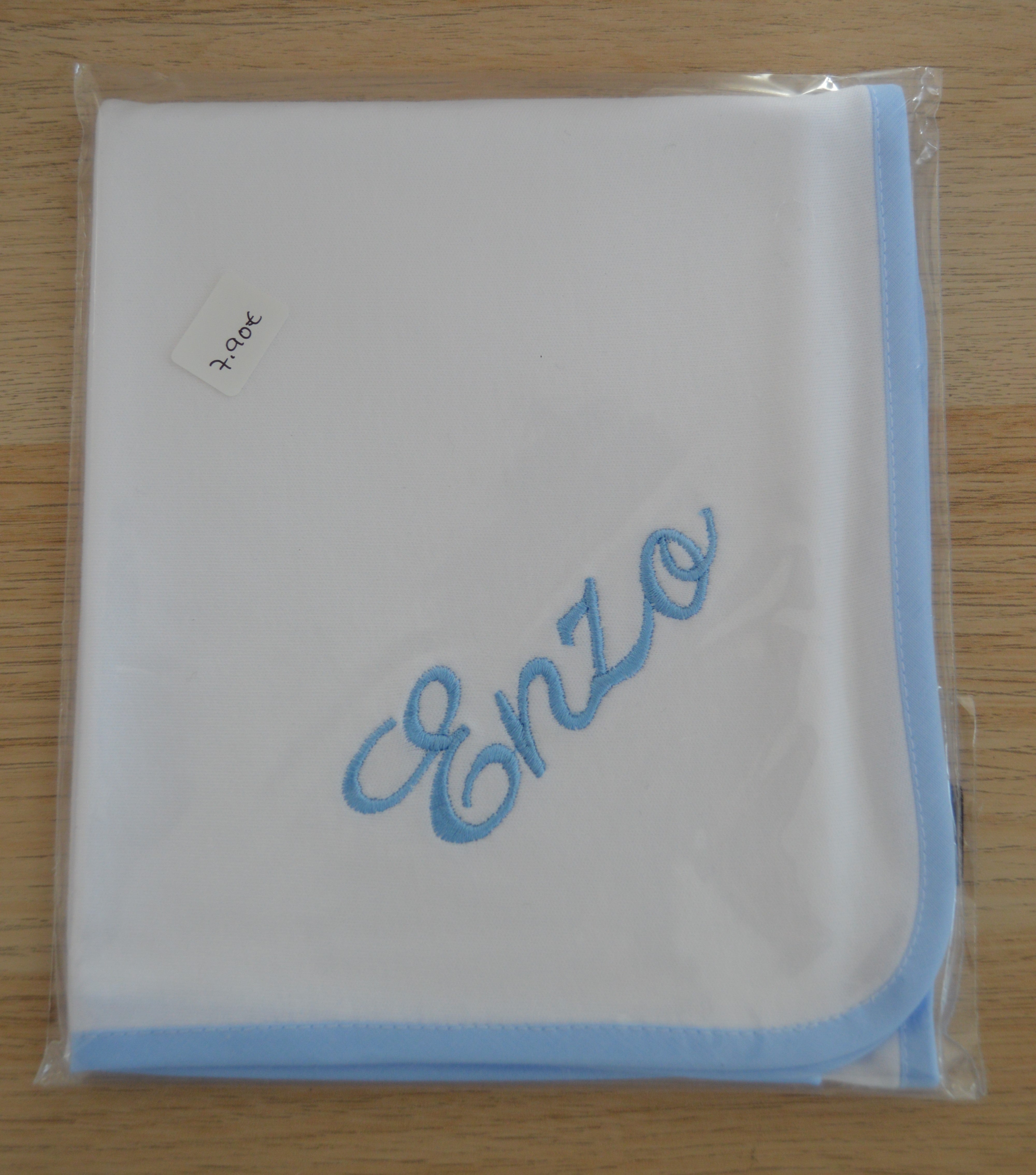 Fralda Personalizada com o Nome do Bebé