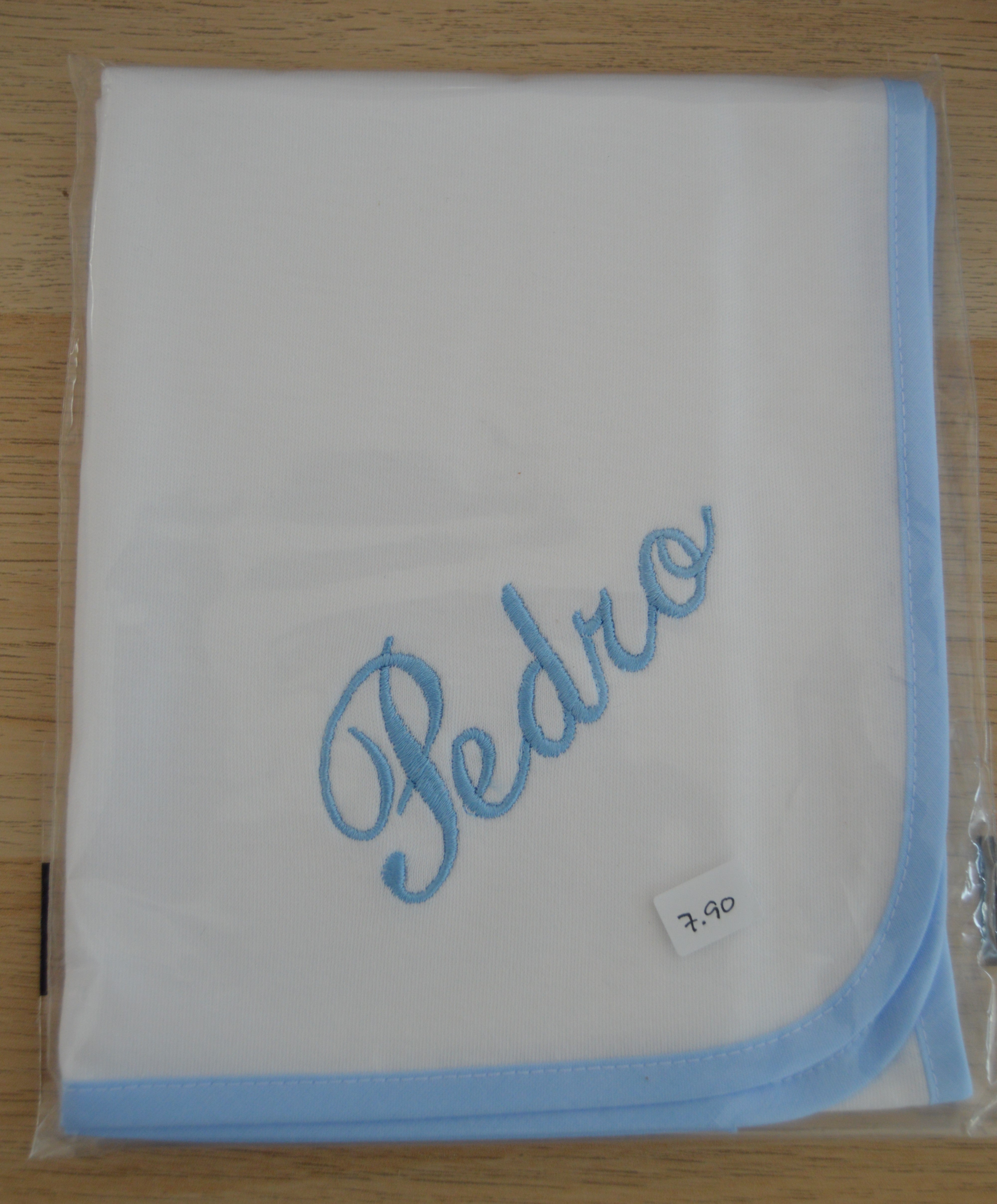 Fralda Personalizada com o Nome do Bebé