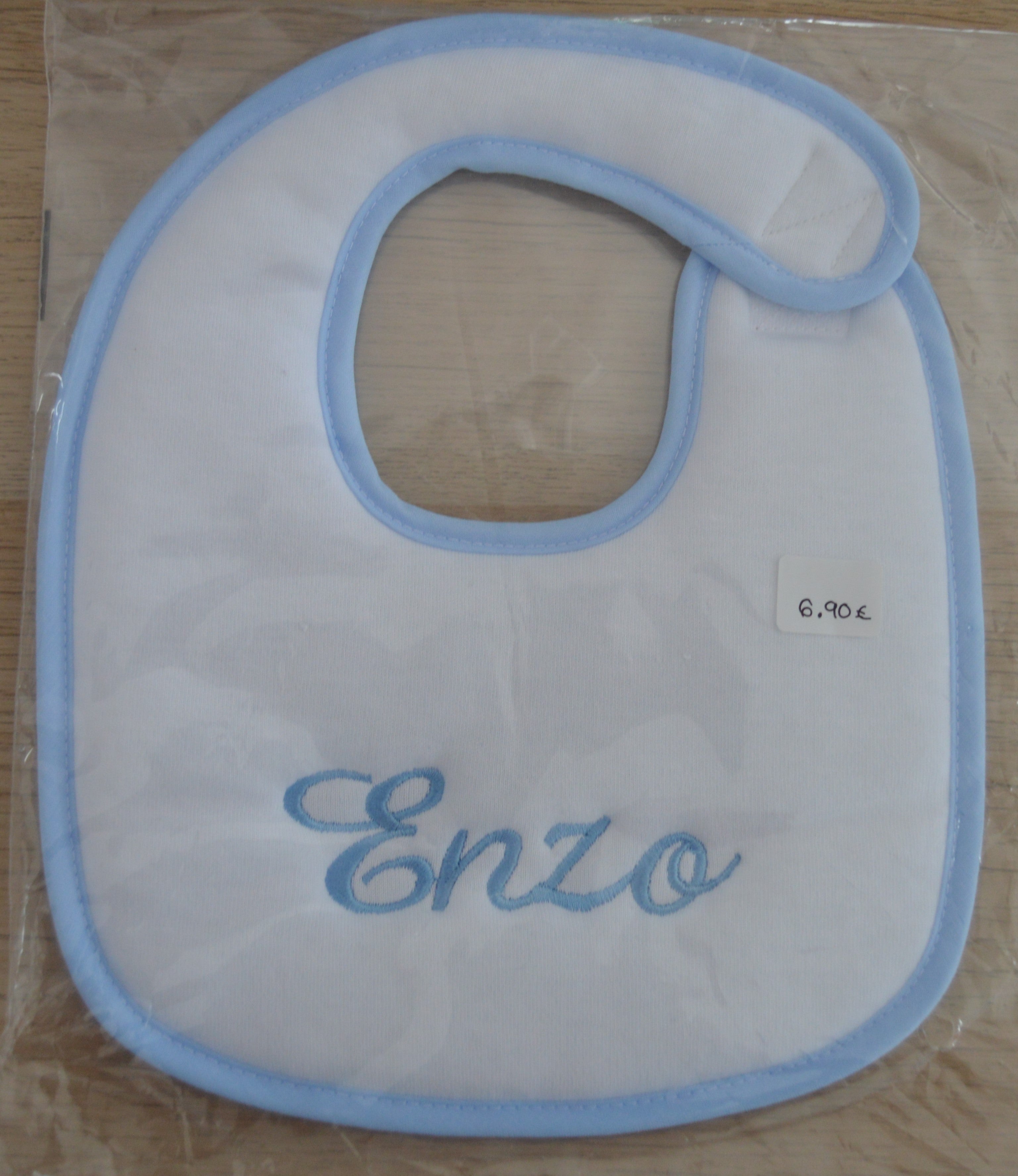 Babete Personalizado com o nome do Bebé Menino
