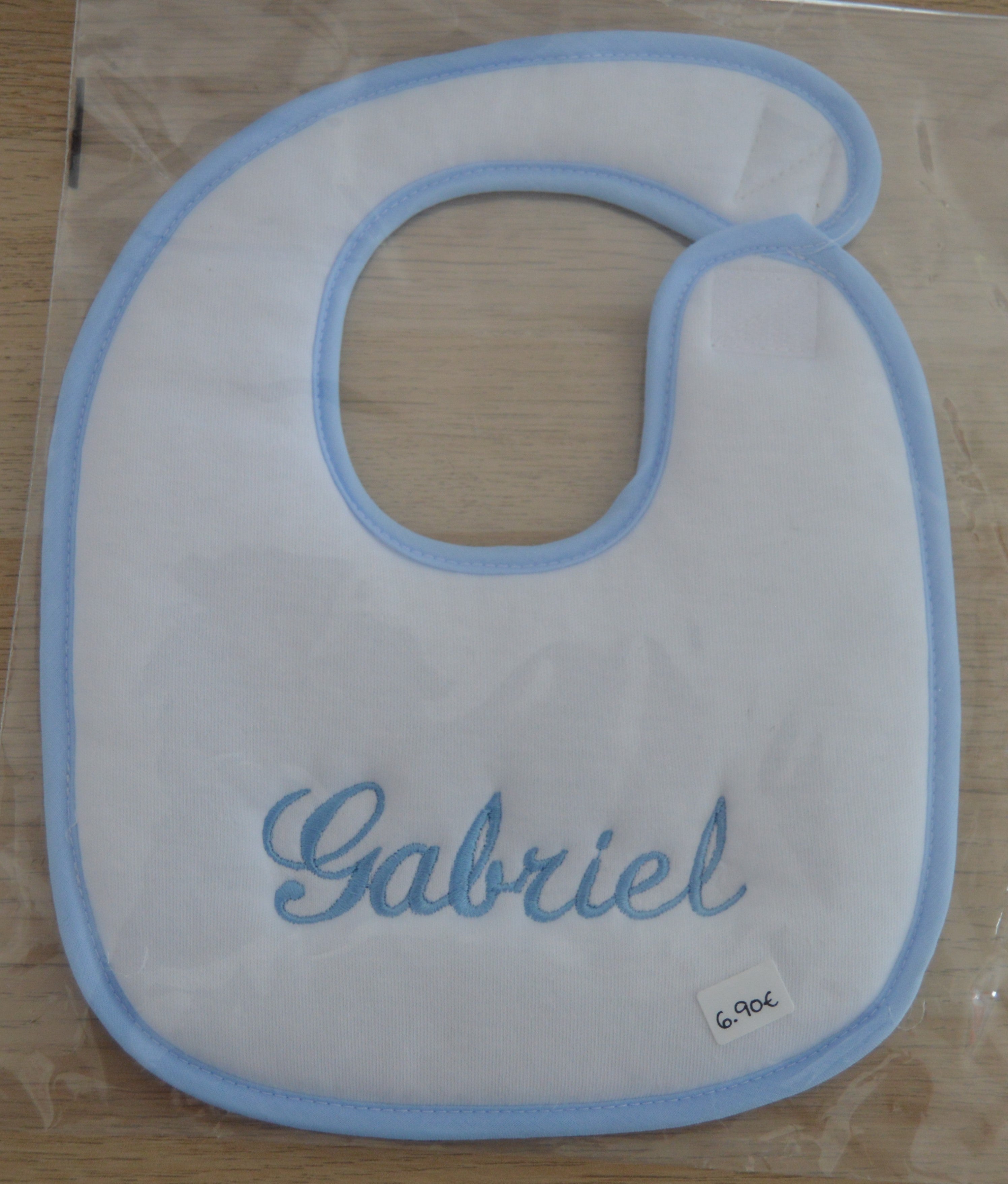 Babete Personalizado com o nome do Bebé Menino