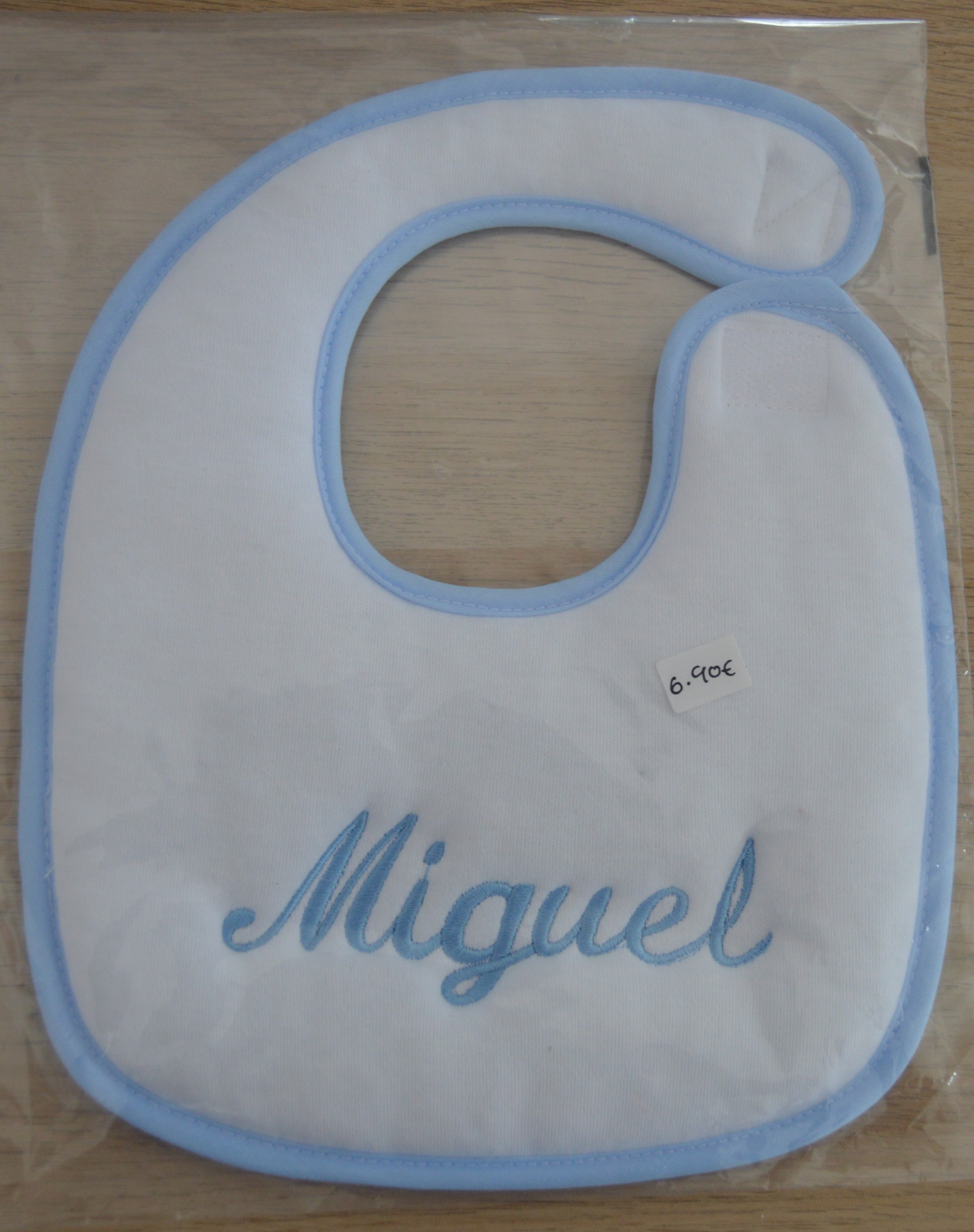 Babete Personalizado com o nome do Bebé Menino