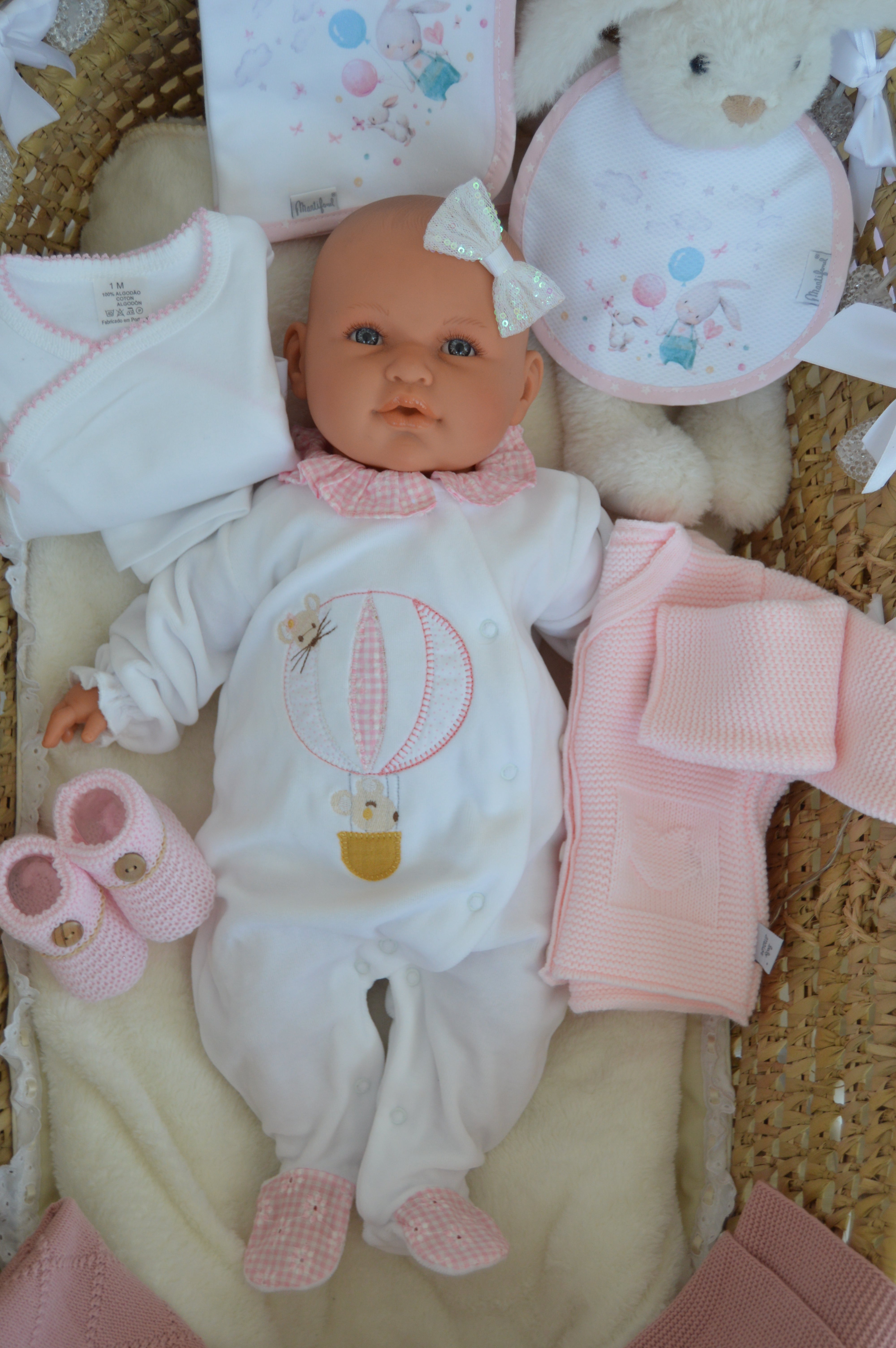 Babygrow de Veludo Balão de Ar