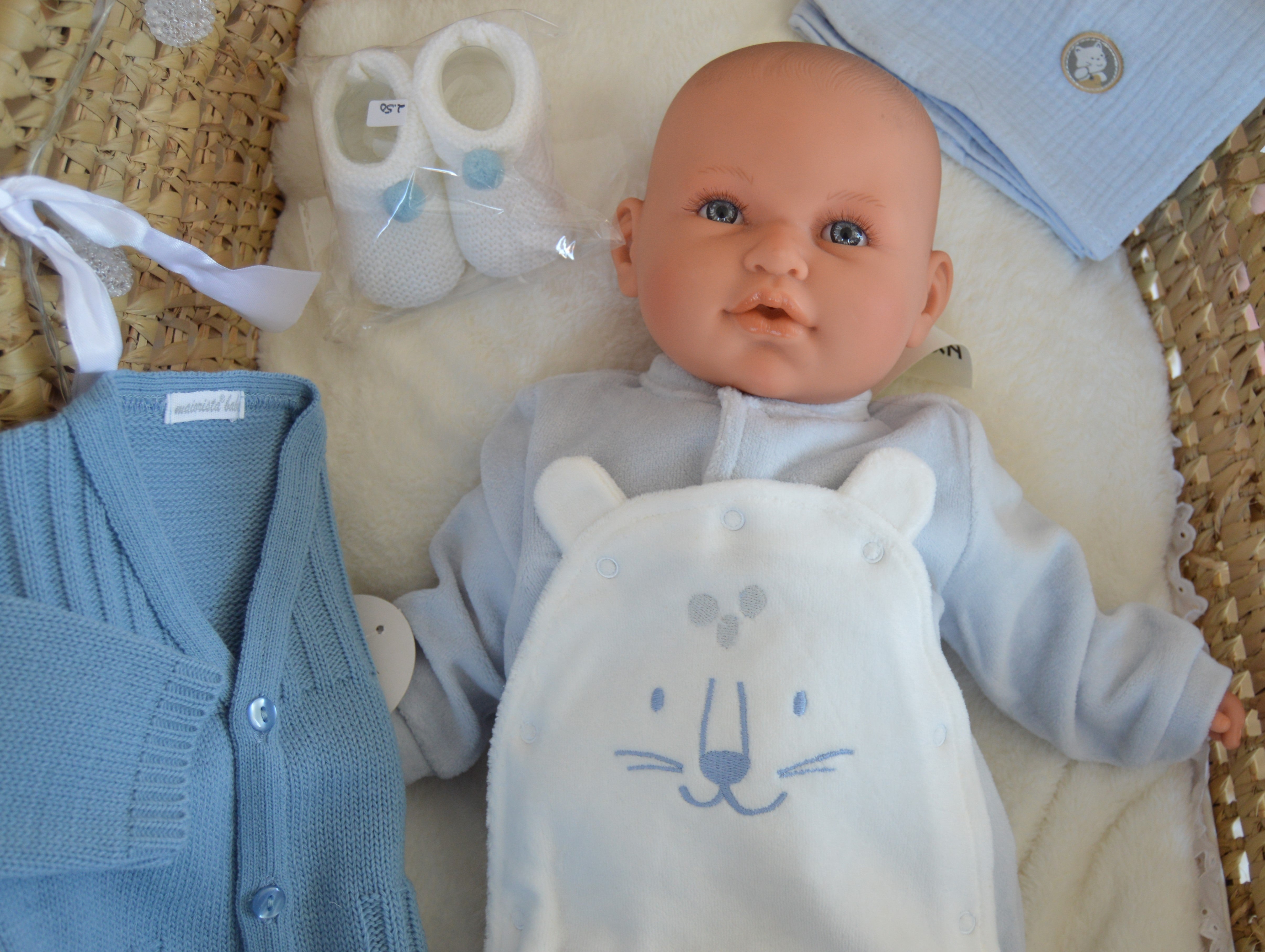 Babygrow de veludo ursinho
