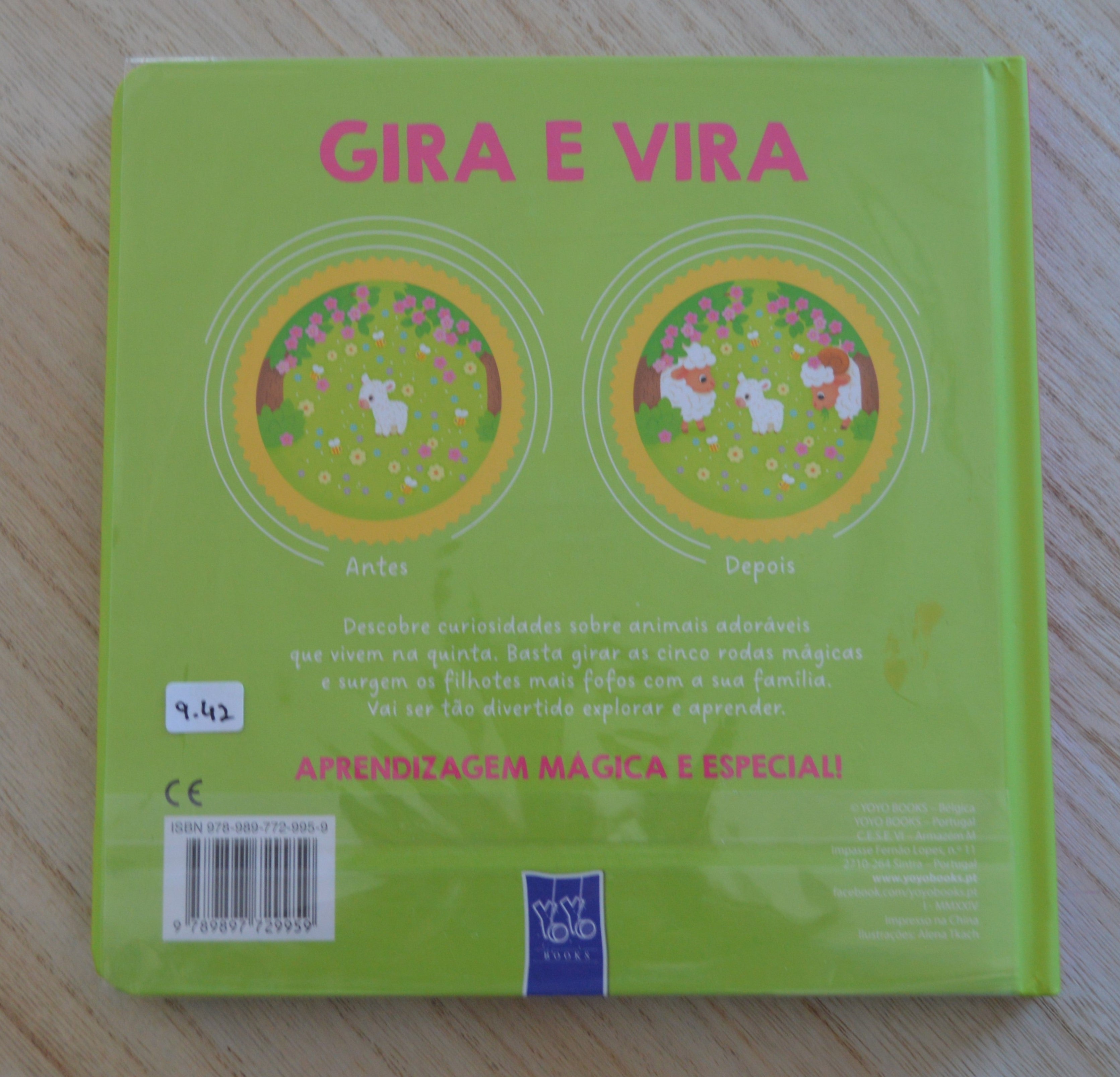 Livro Gira e Vira - Animais da Quinta