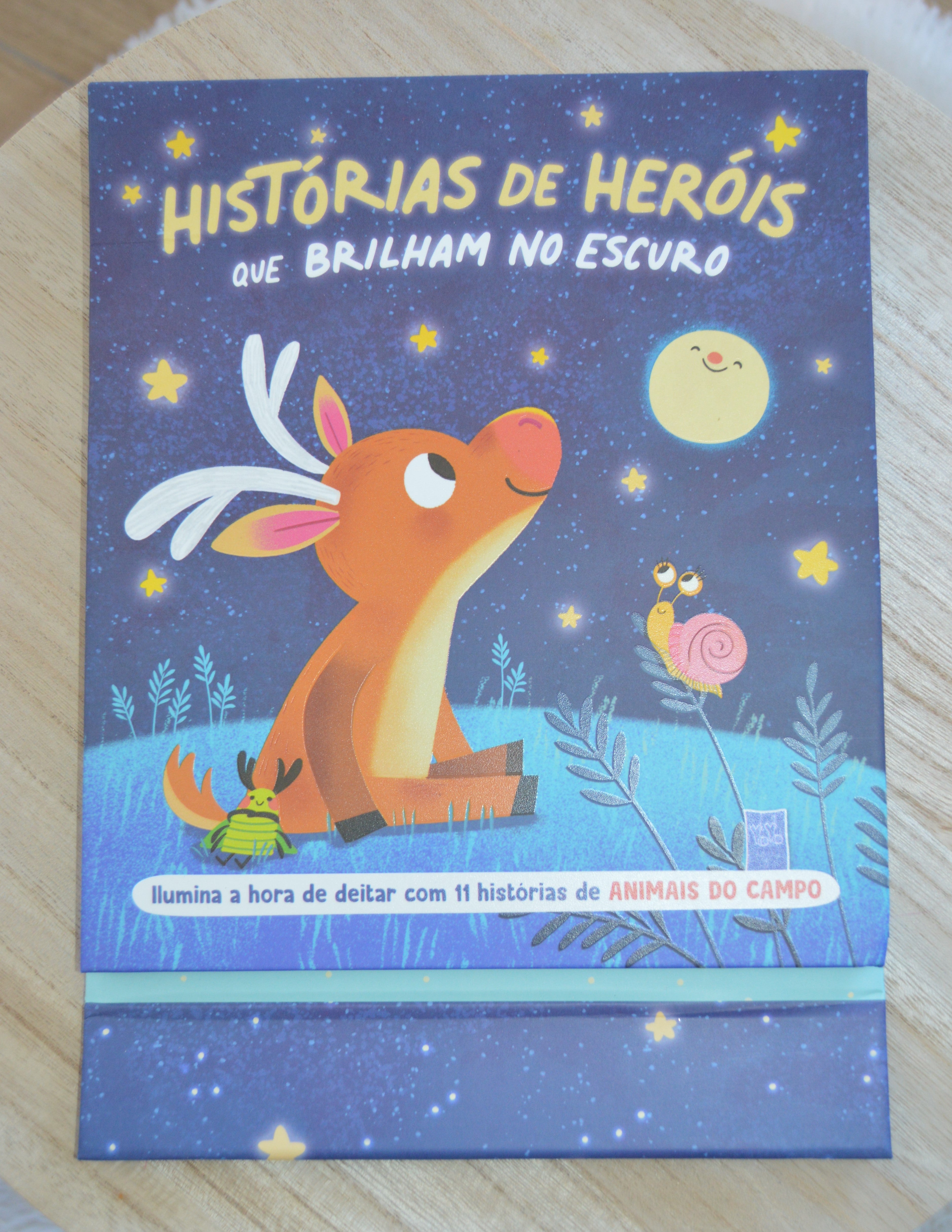 Livro Historias de Heróis que Brilham no Escuro