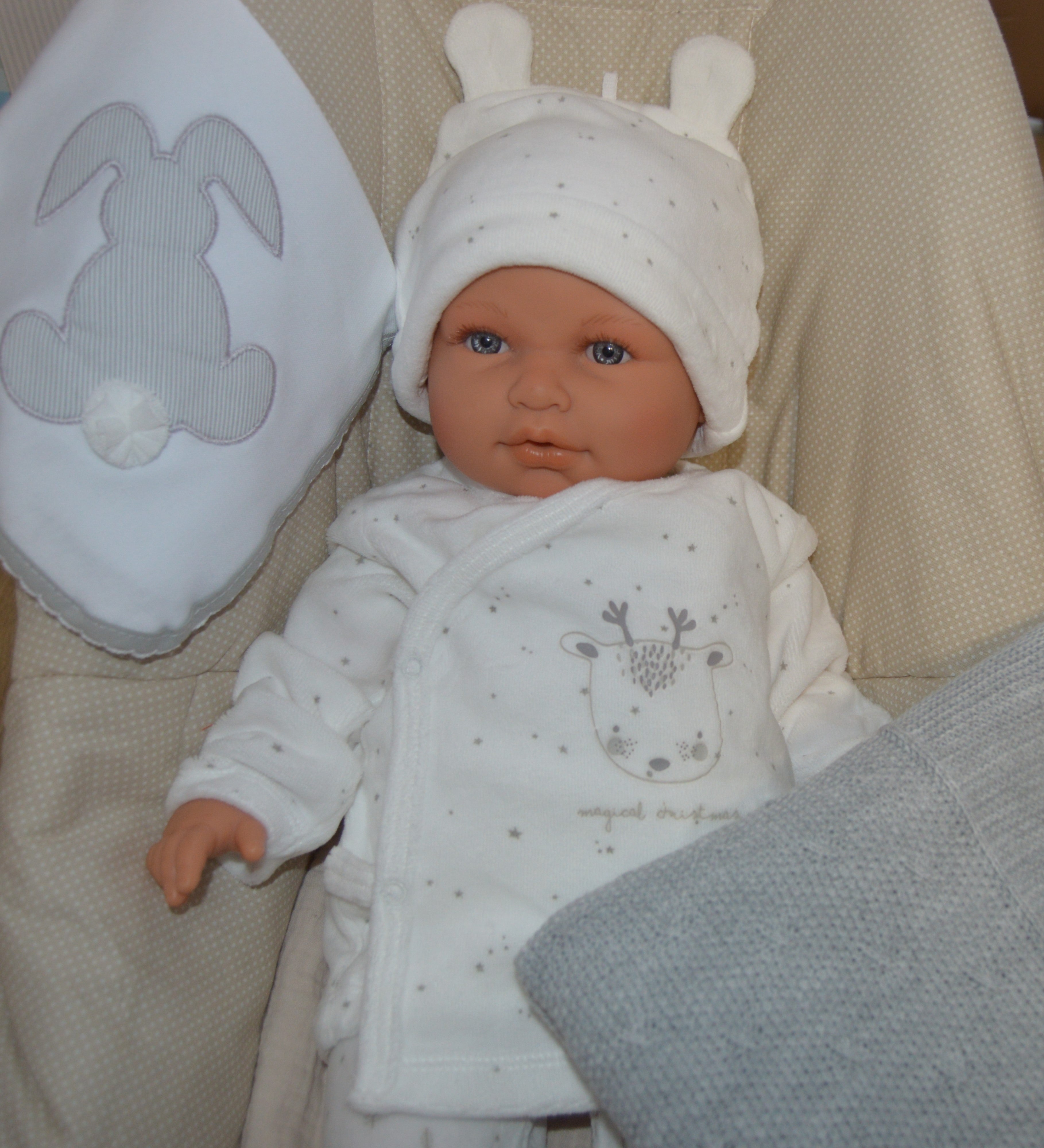 Babygrow de veludo Magical Christmas