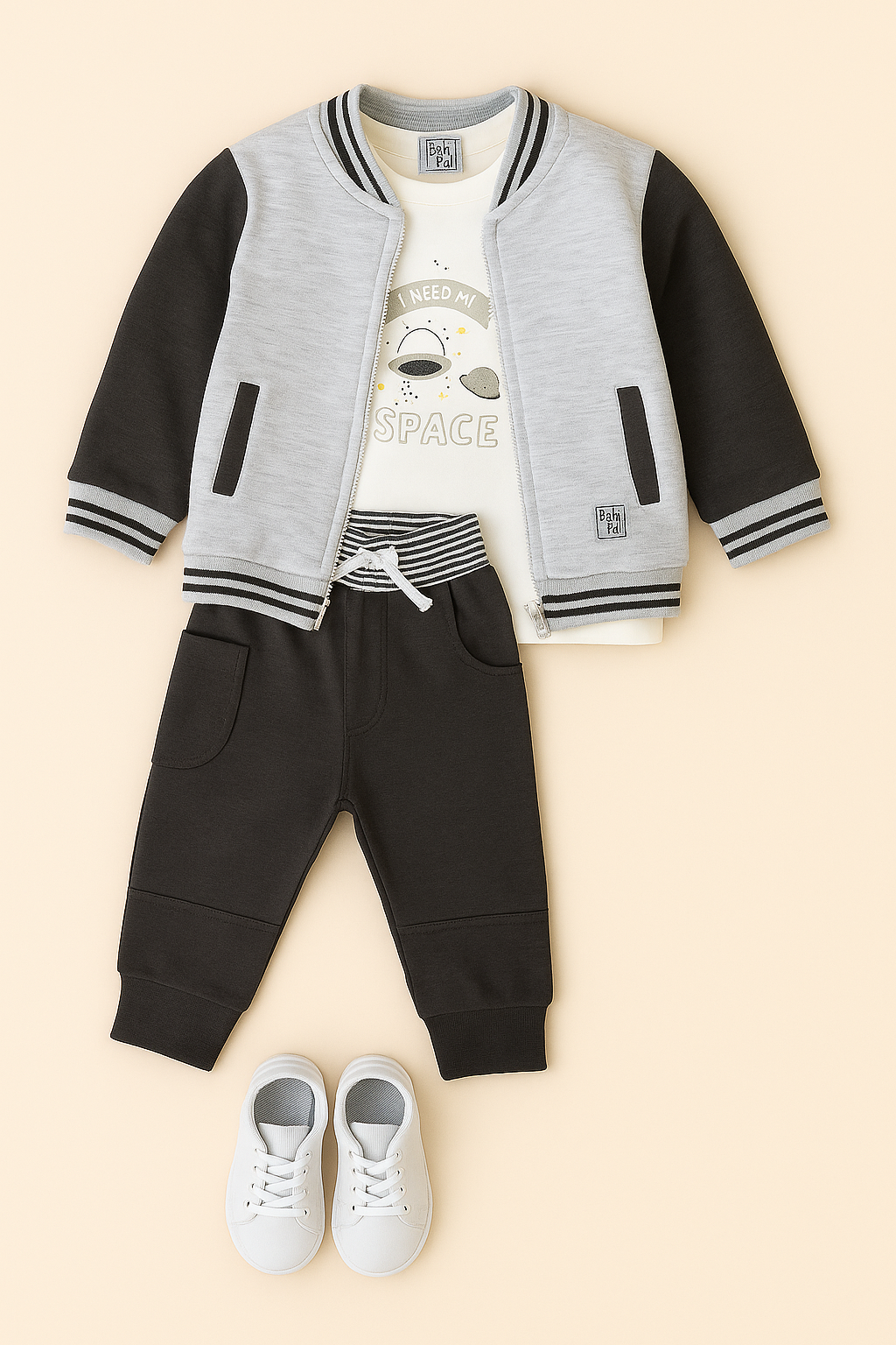š Conjunto 3 PeƧas āI Need My Spaceā | Dos 6 aos 36 meses Descrição: