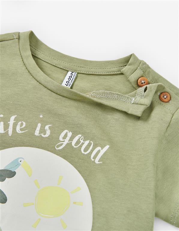 T-shirt Manga Curta Life is Good