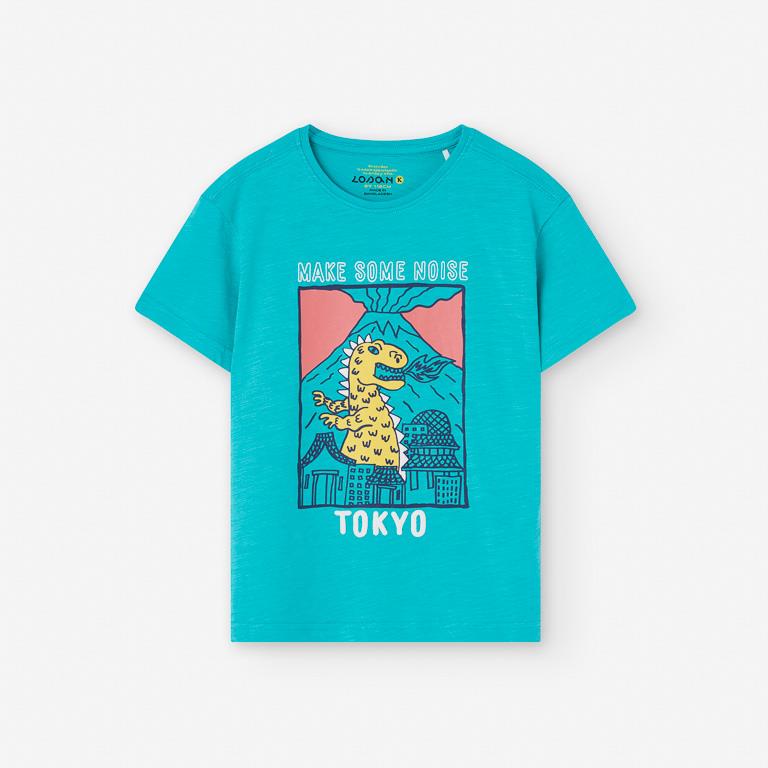 T-Shirt Dinossauro Tokyo dos 2 aos 7 anos