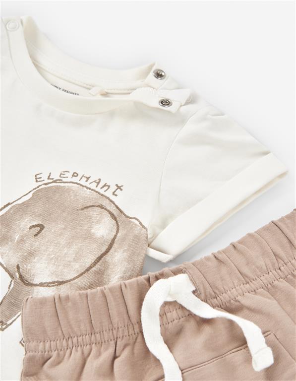 Conjunto de Algodão Elefante
