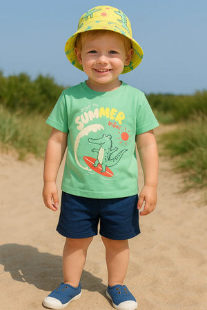 Conjunto Summer Vibes T-shirt e Calções Menino 3-24M