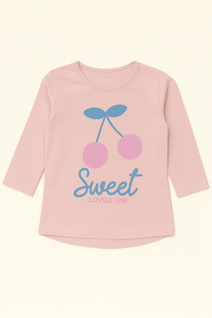 Sweat “Sweet Lovely One” – Rosa Cereja