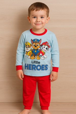 Pijama Menino Patrulha Pata “Little Heroes”