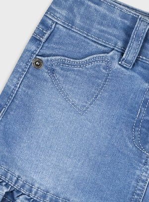 Saia Ganga com Folho e Corações | Menina 12 meses-6 Anos