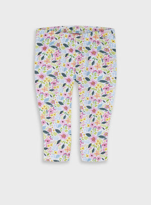 Legging Pirata Menina Estampado Colorido | 3-6 Anos