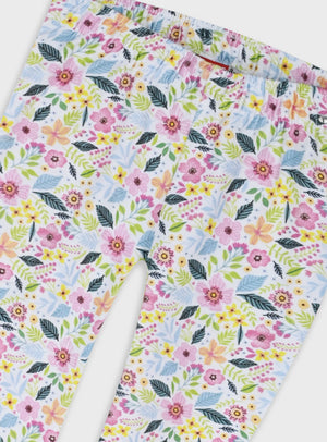 Legging Pirata Menina Estampado Colorido | 3-6 Anos