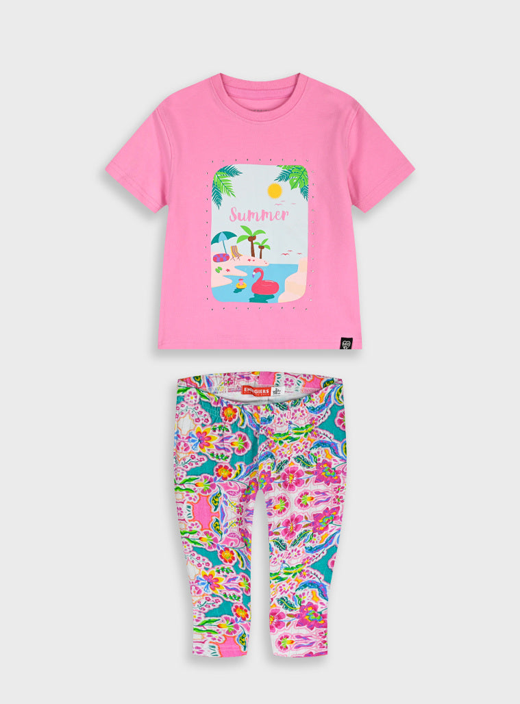 Conjunto legging com t-shirt