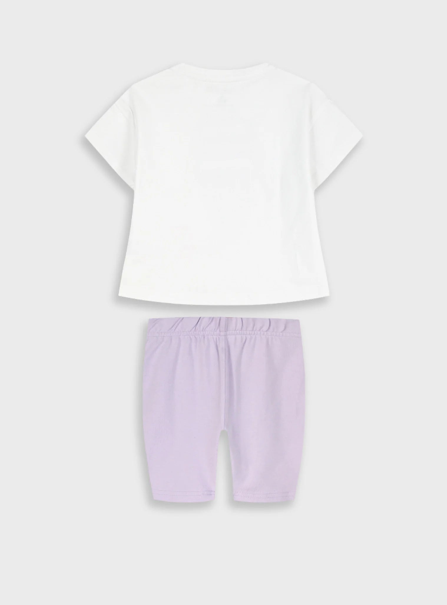 Conjunto Sereia Algodão T-shirt + Calção | Menina 12 meses-6 Anos