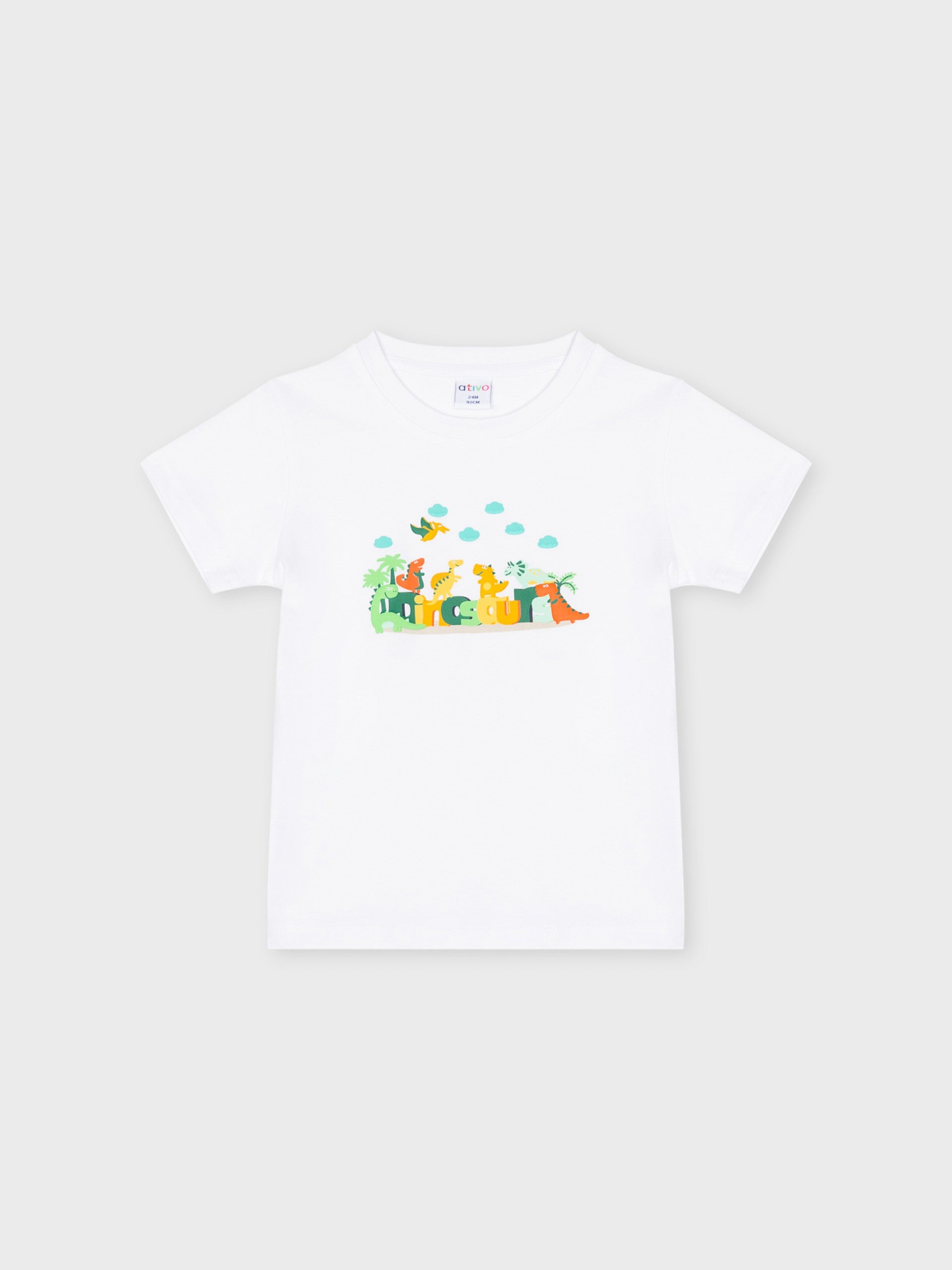 T-shirt de menino Dinossauros