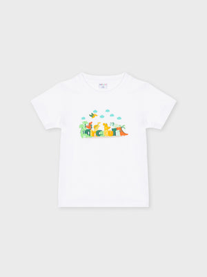 T-shirt de menino Dinossauros