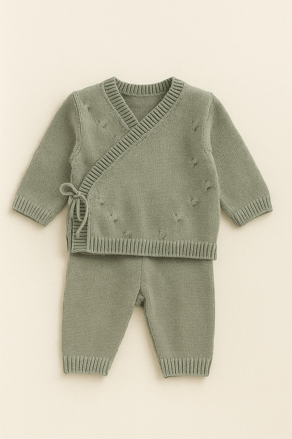 Conjunto de Malha Inverno para Bebé | 2 Peças