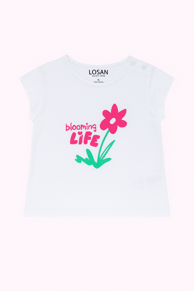 T-shirt de menina  Blooming Life