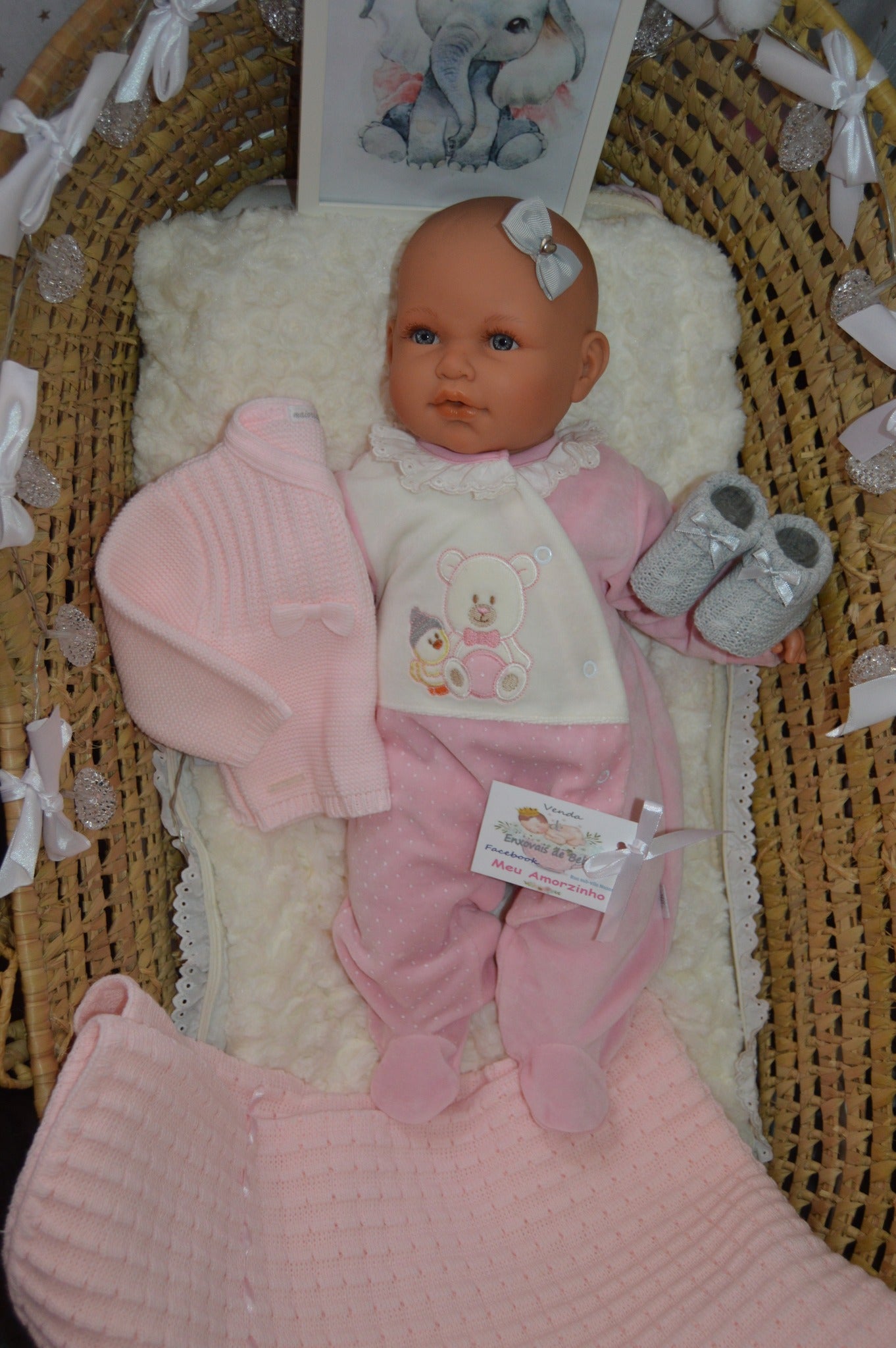 Babygrow de Veludo Ursinhas