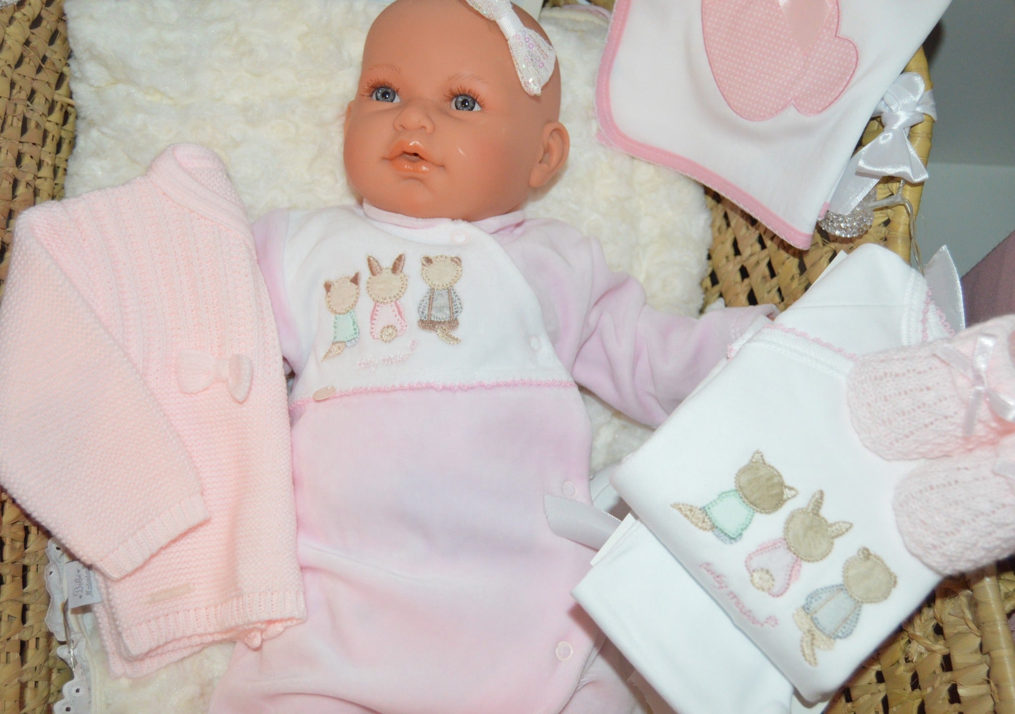 Babygrow de Veludo Animais