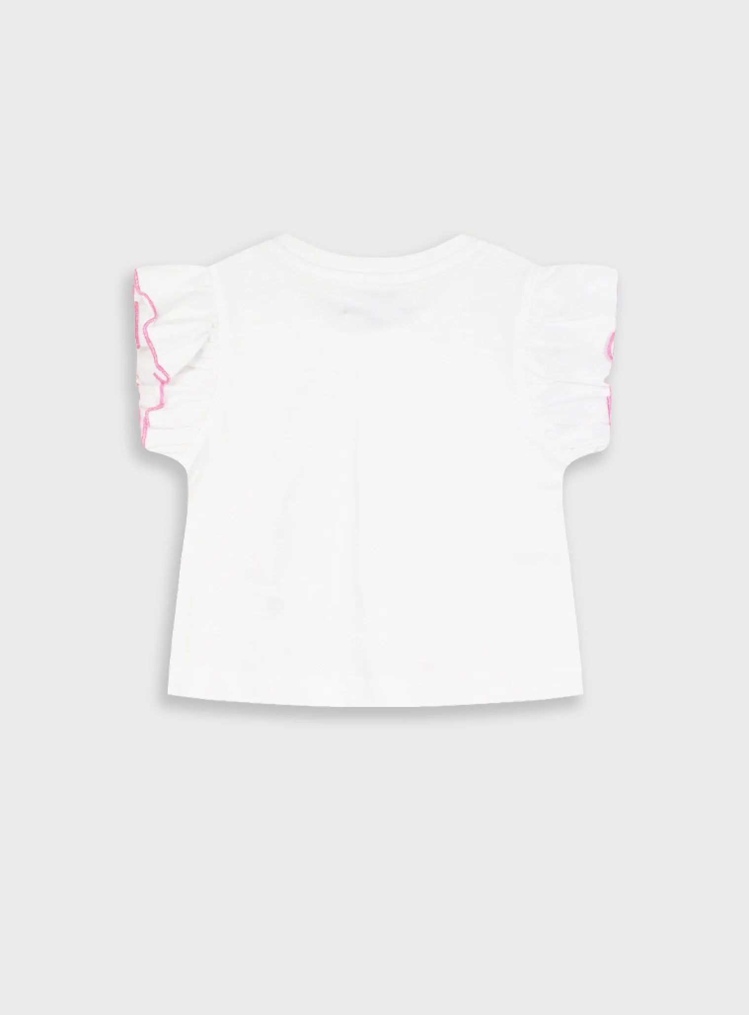 T-shirt de Praia Pelicano | Bebé Menina 6-24 Meses | 100% Algodão UV