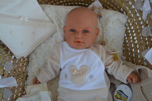 babygrow de veludo da Minnie