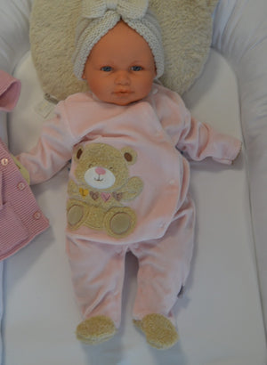 Babygrow de Veludo Ursinha Fofa