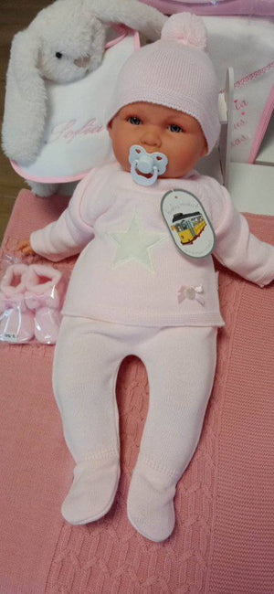 Conjunto de Malhinha   inverno Estrelinha