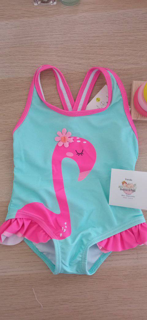 Fato de Banho Flamingos