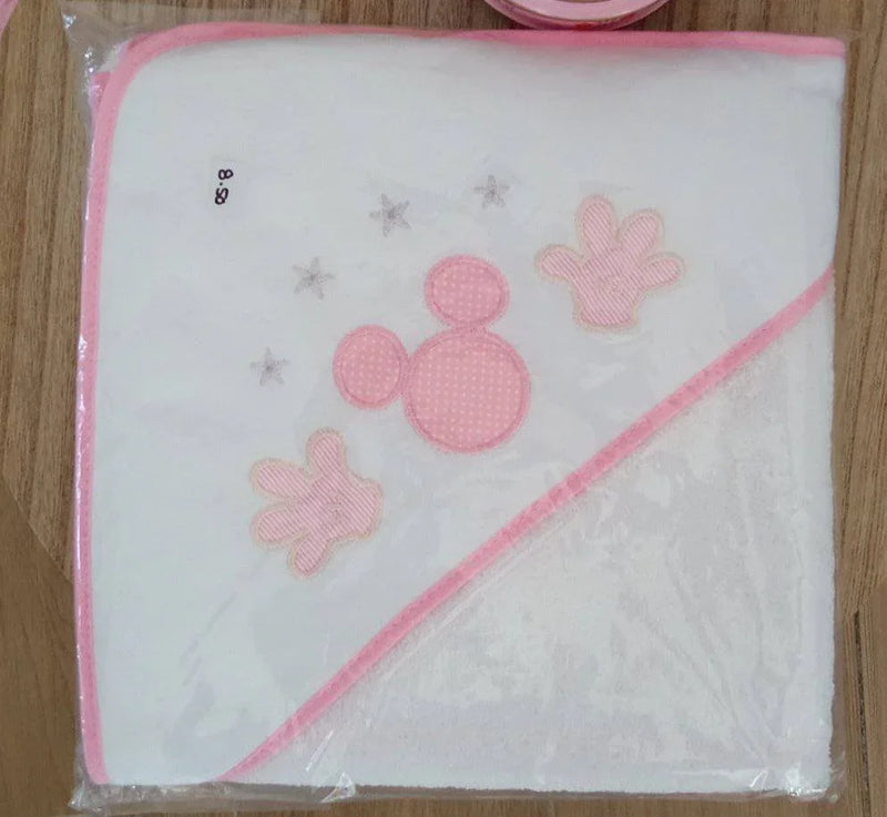 Toalha de Banho Mickey Bebé | 100% Algodão Macio