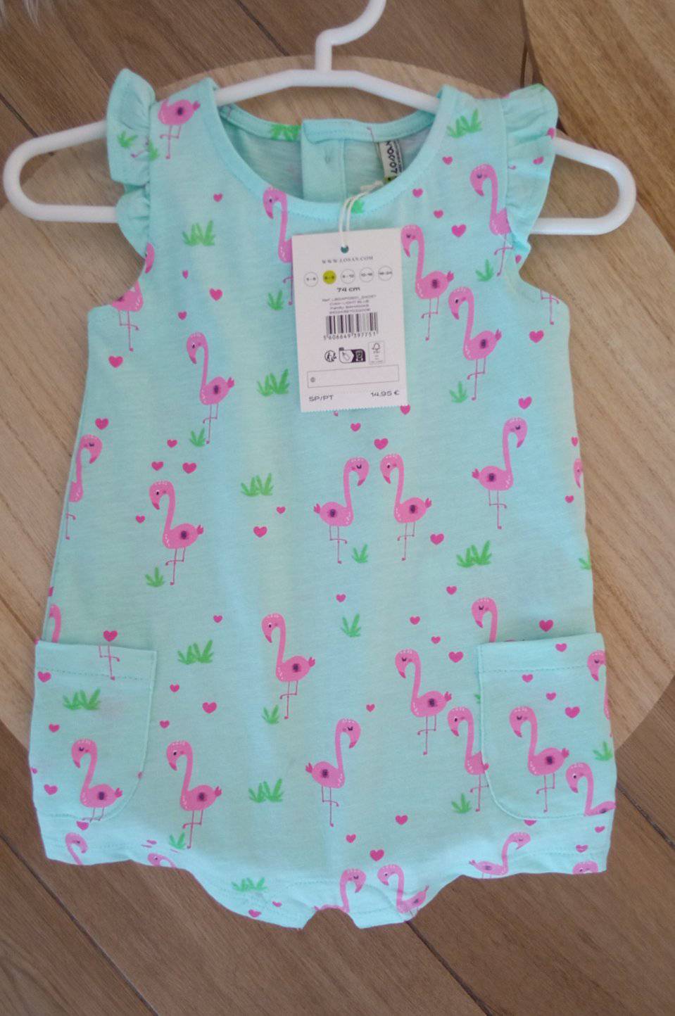 Macacão Flamingos