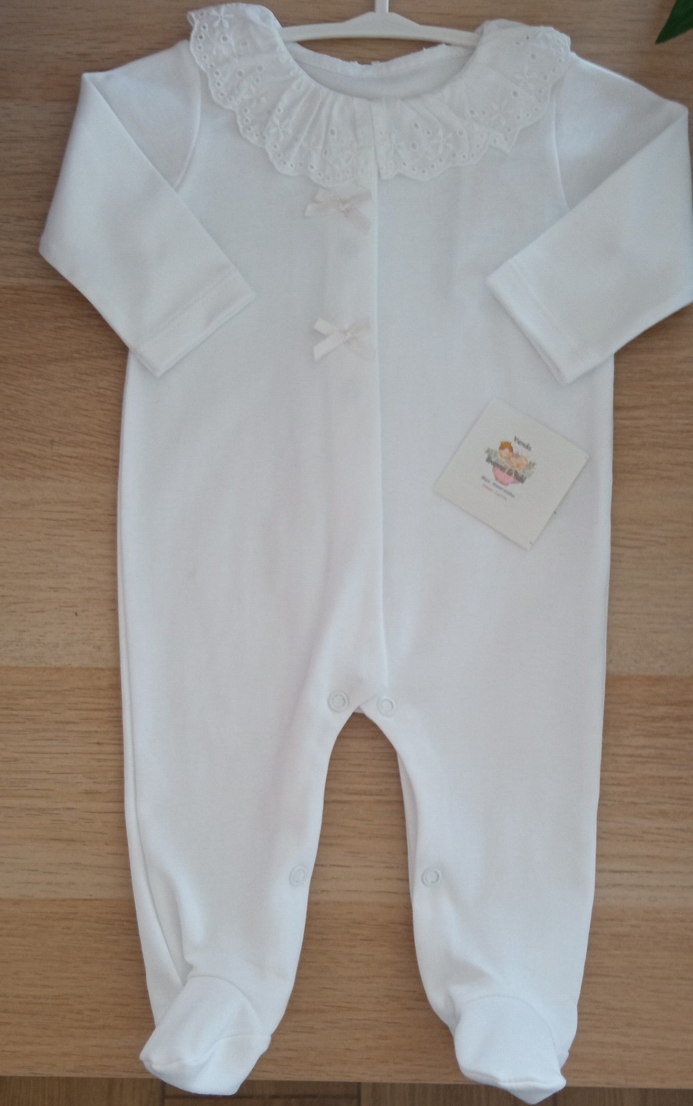 Babygrow de Algodão com Golinha Bordada