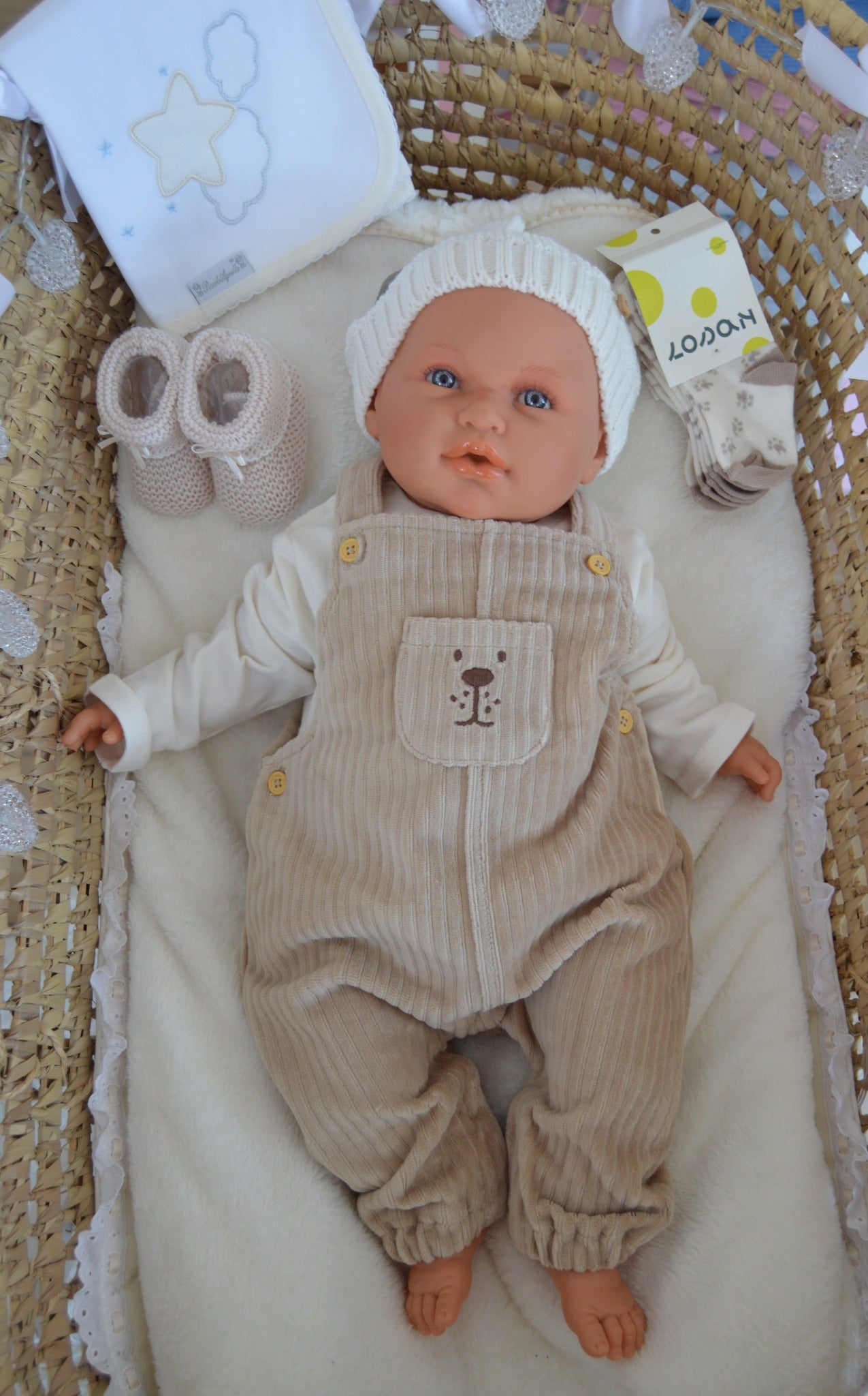 babygrow de veludo 2 peças